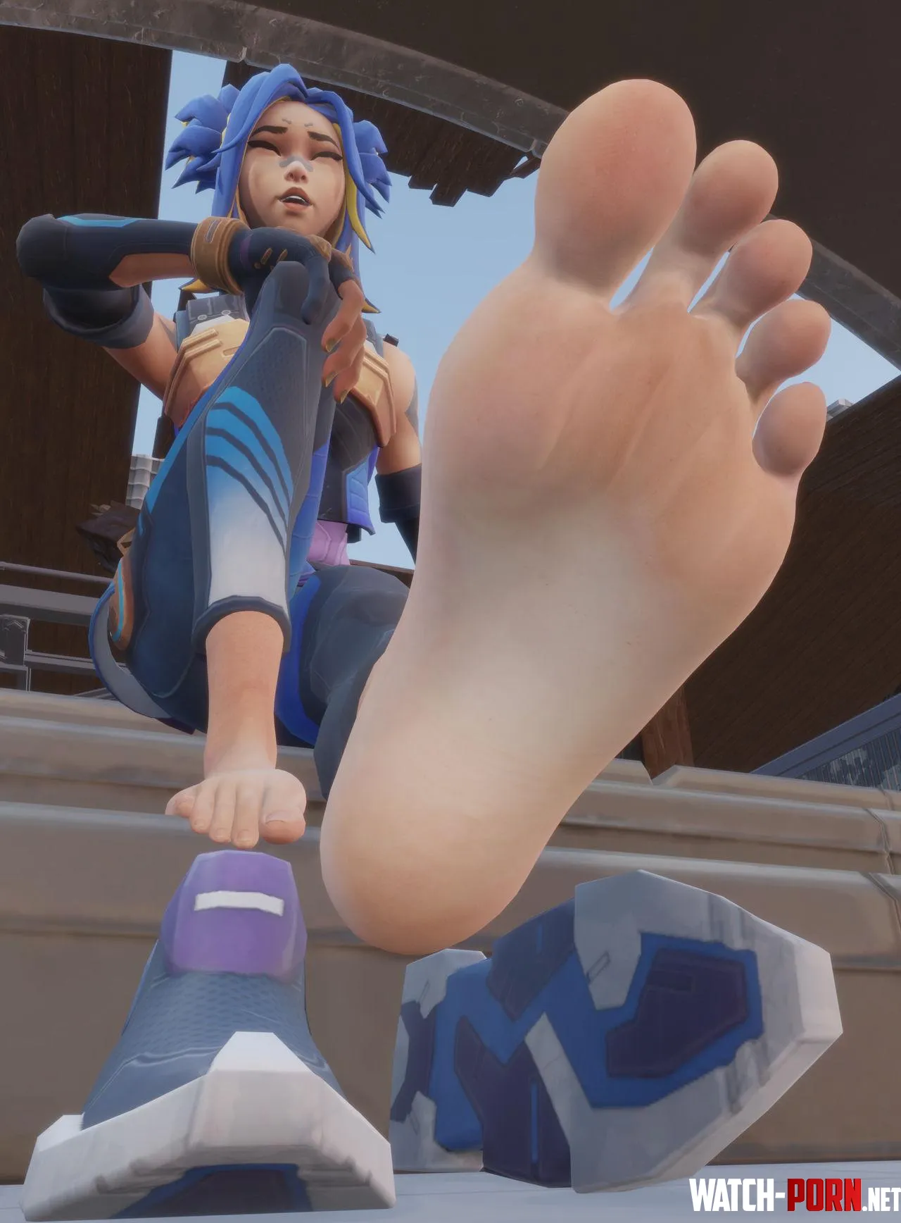 Neon 💜 [Valorant] by TheSarcasticMoth