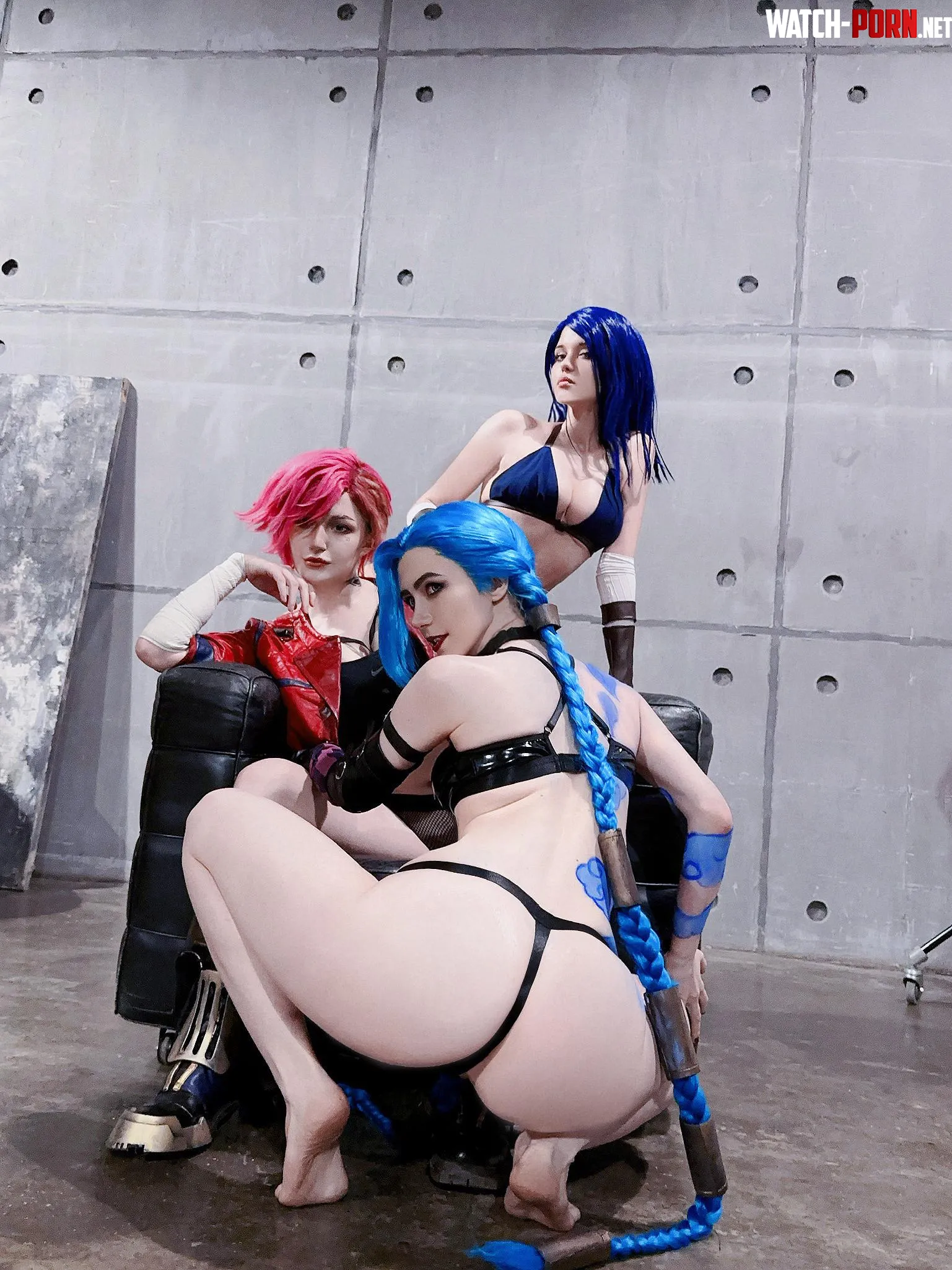 Jinx, Vi, Caitlyn [Arcane] by (Miakanayuri, Grusha, Win Winry) by Miakanayuri