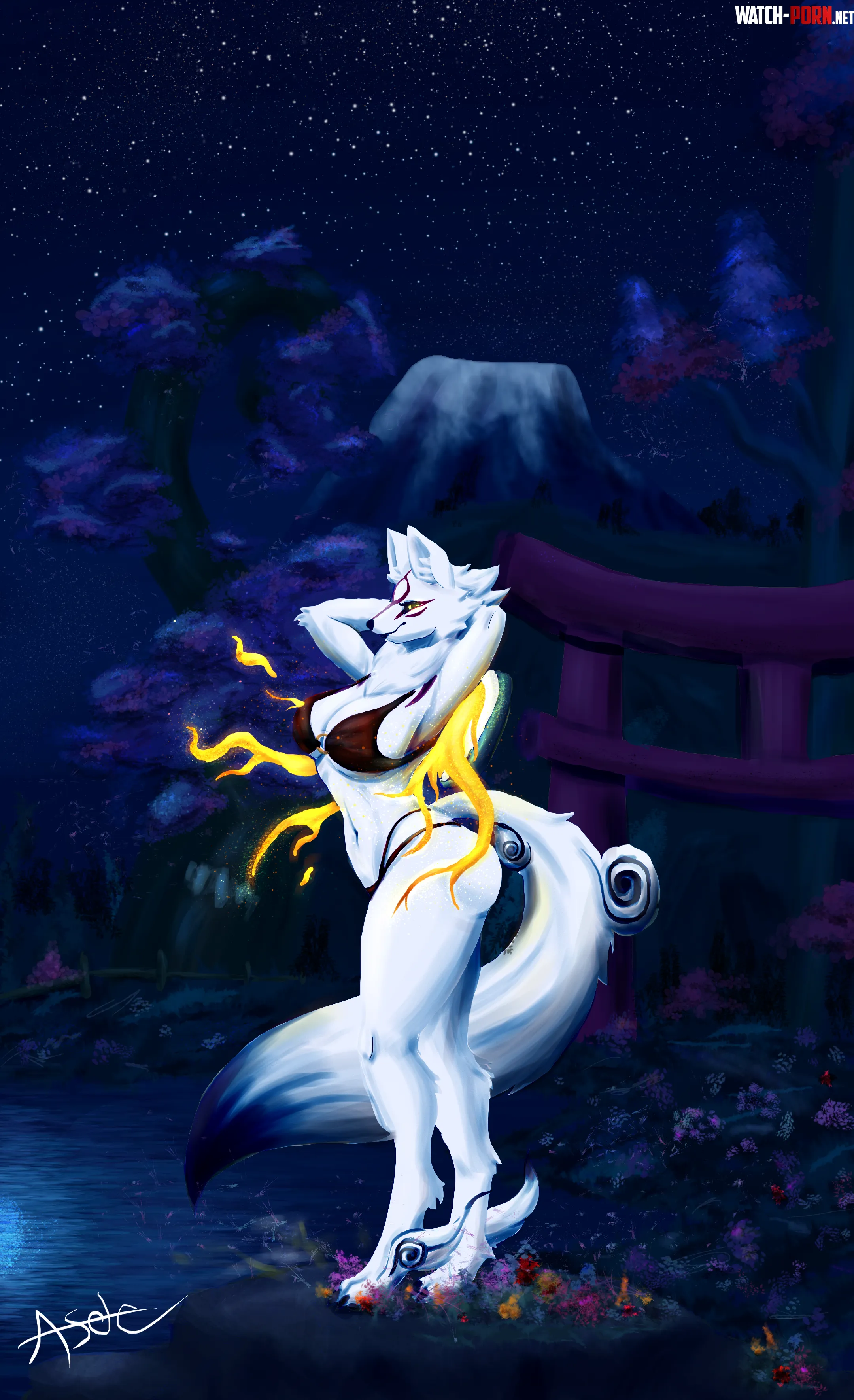 Okami Amaterasu by Asete31