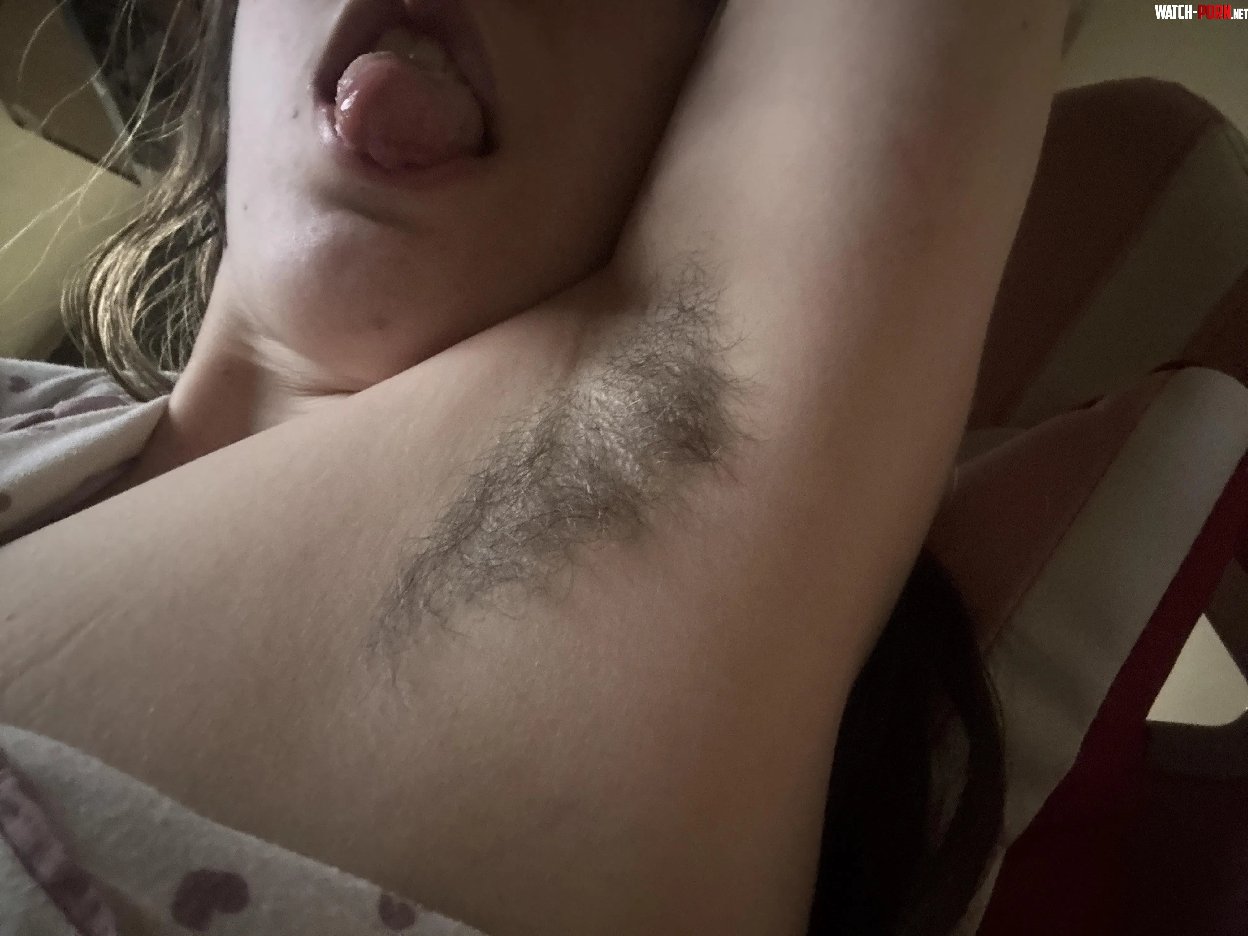 Hairy pits first, impressive rack next… by Fuzzy-Company-7074