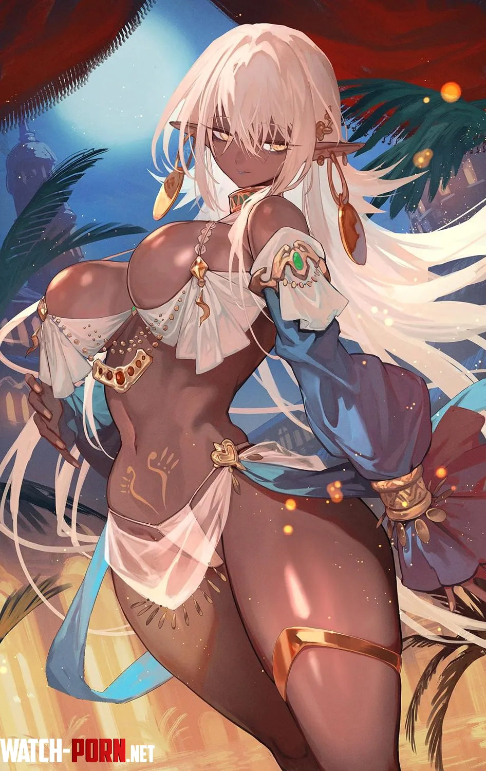 dark elf dancer (lack) by mrtecta