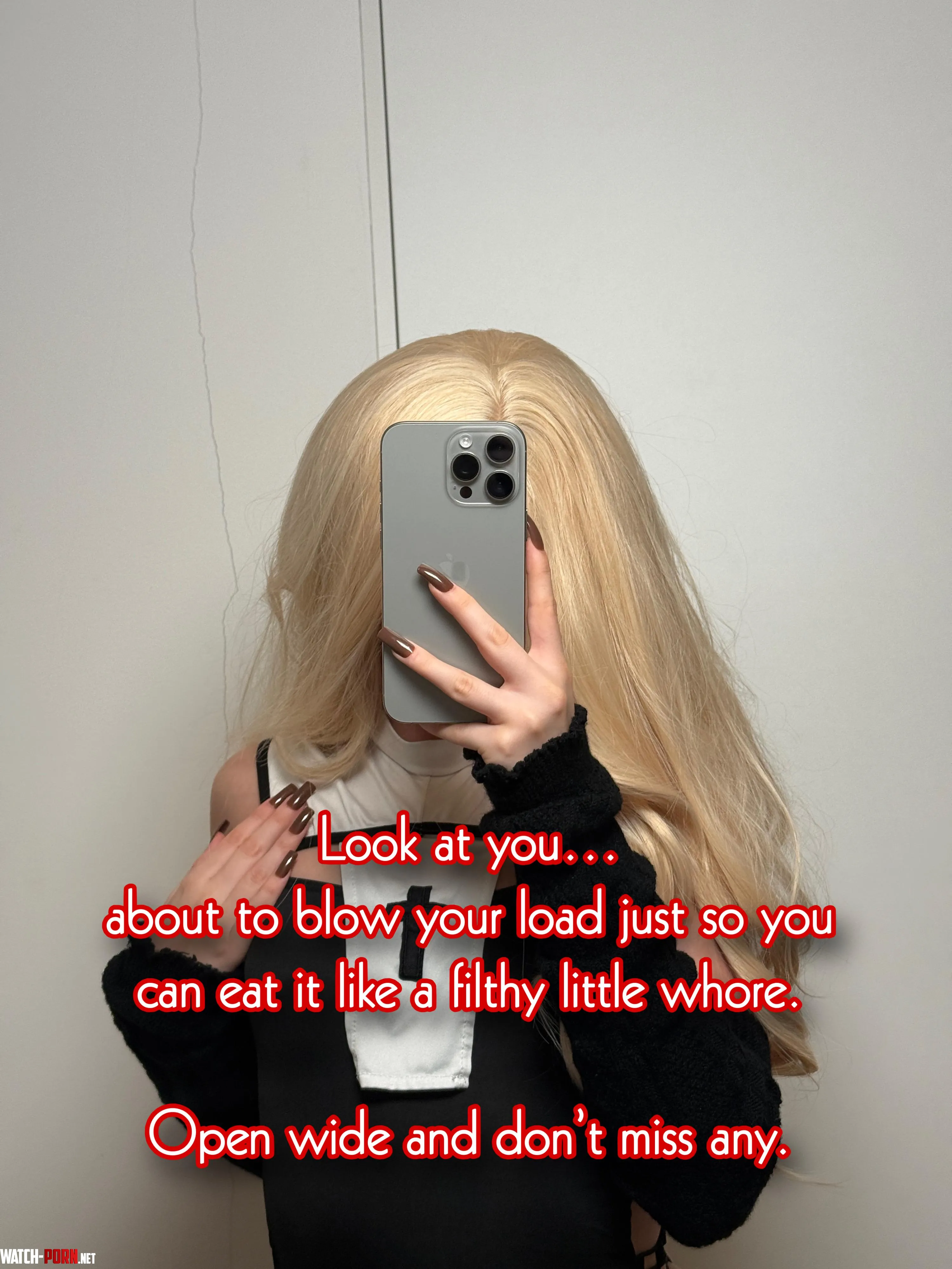 Wide open, cum eater!! Don't miss a single drop by CutLuxie