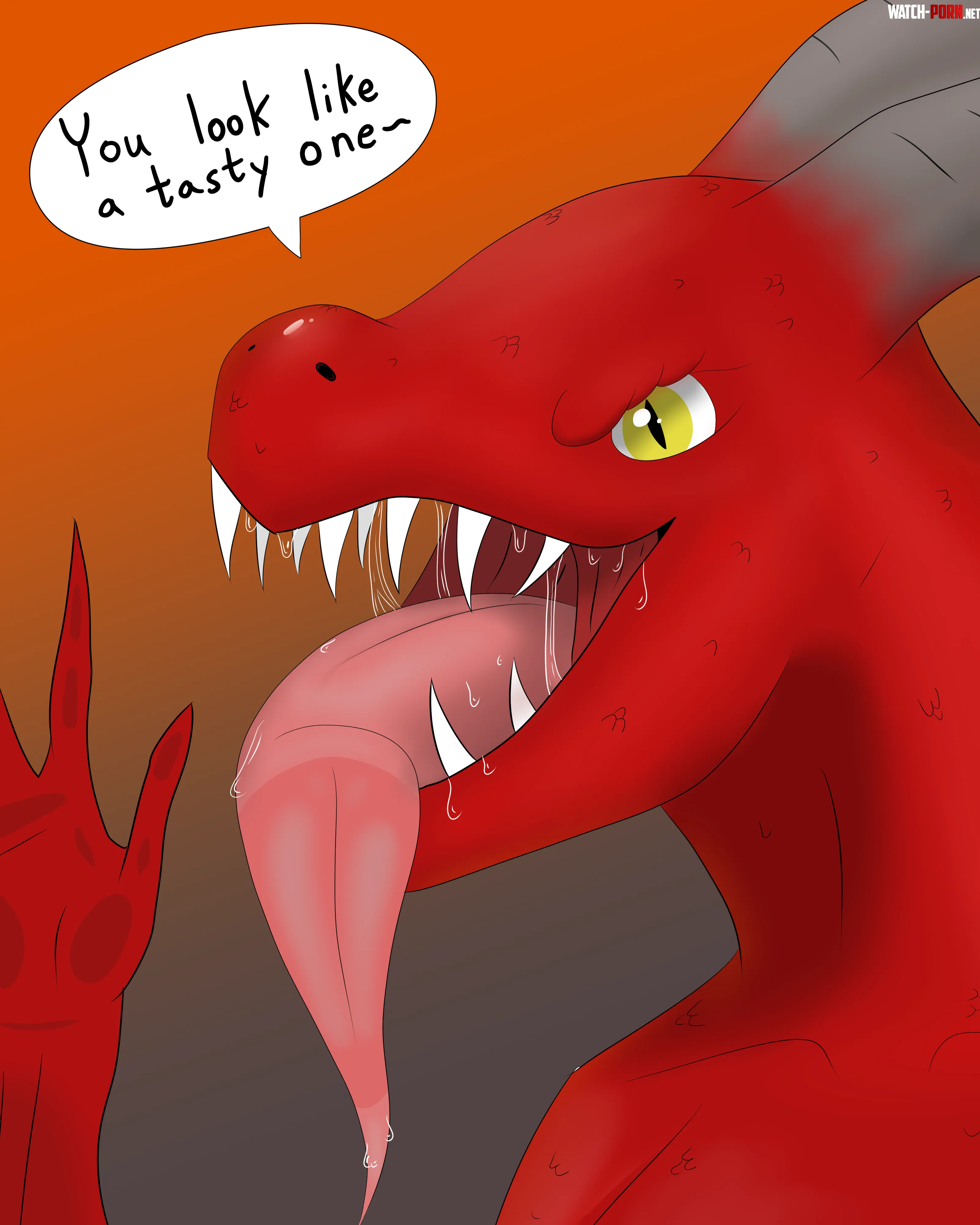 {image} [OC] You're really gonna hide behind that screen while my throat is ACHING to pull you to my stomach. by lie544