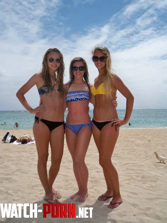 Blonde Beach Trio by ll27ll