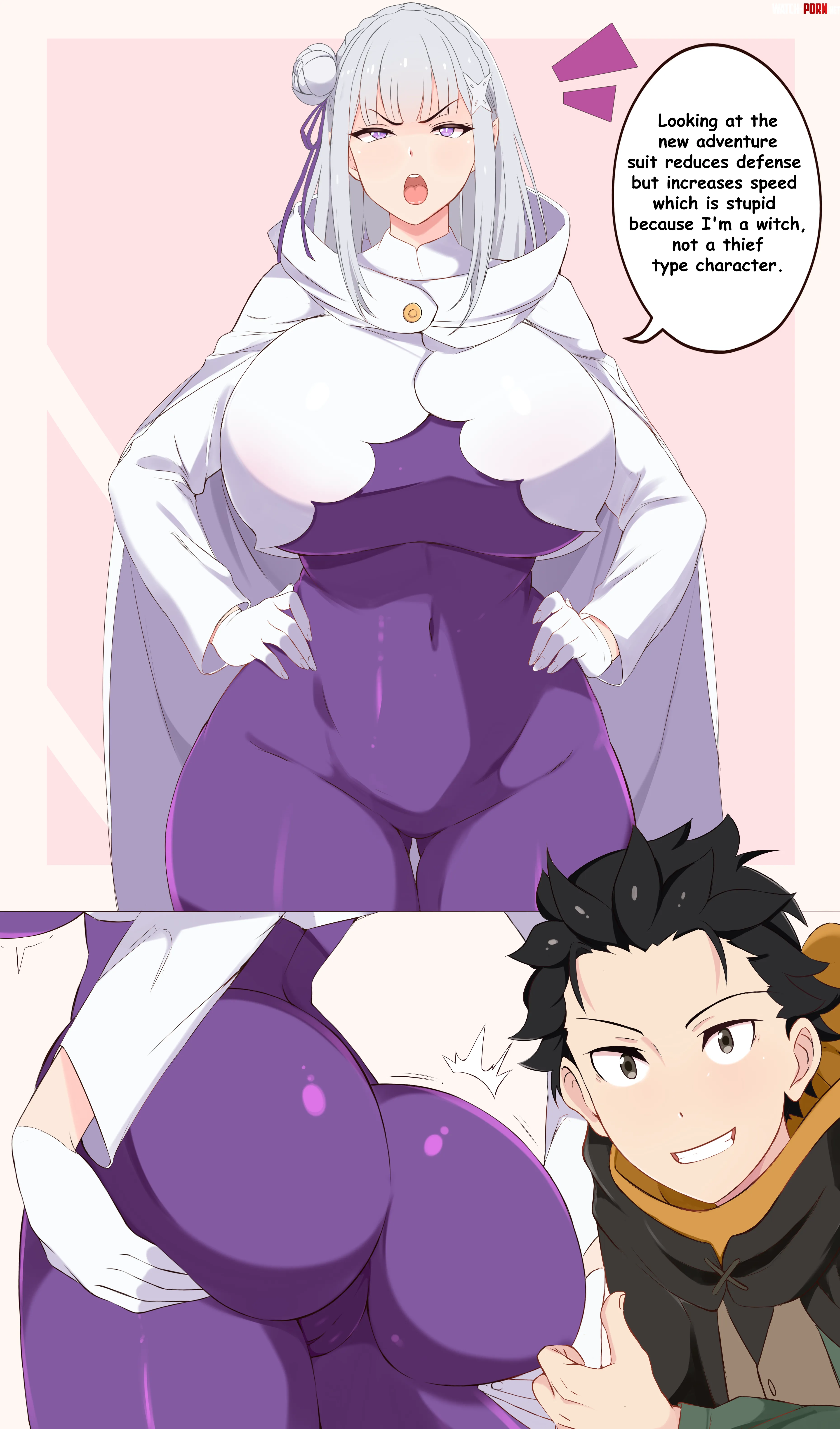 Emilia [Re Zero] (sombra222) by Attacking_Diarrhea