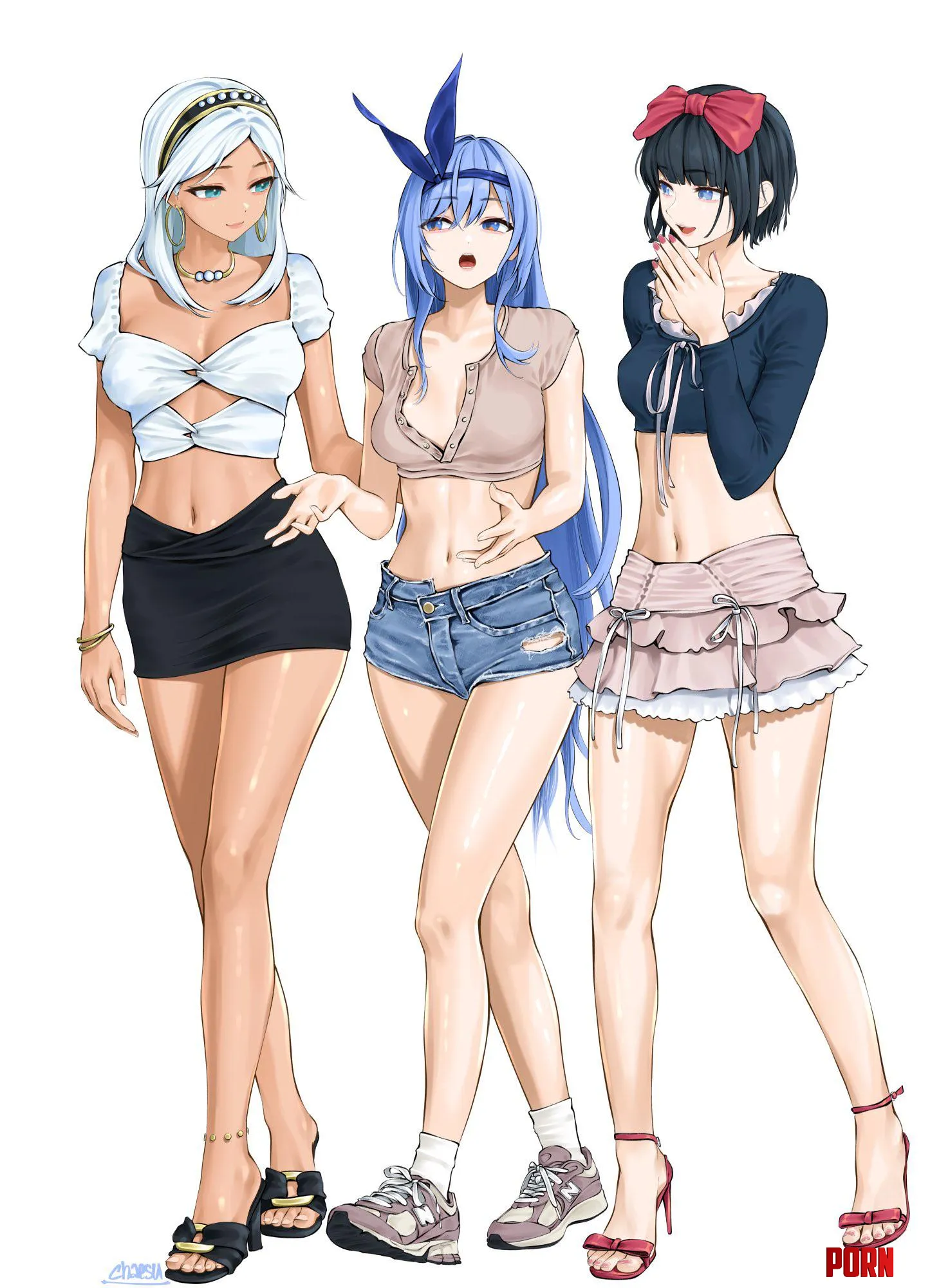 Tiffani, Minah & Chaerin hanging out (Chaesu) [Original] by Silent_Steak_9540