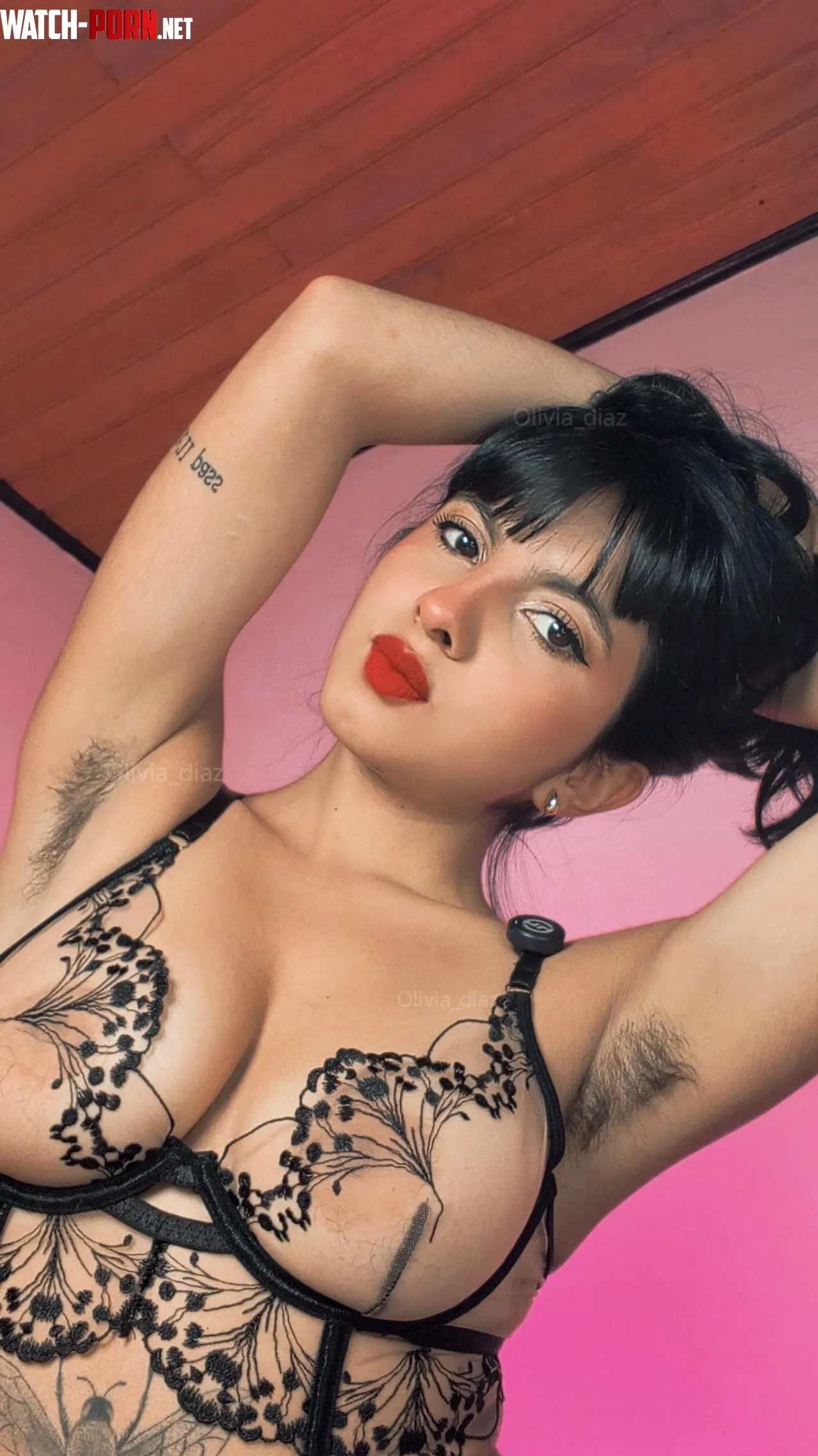 Lingerie and hair look great together by Art-Olivia