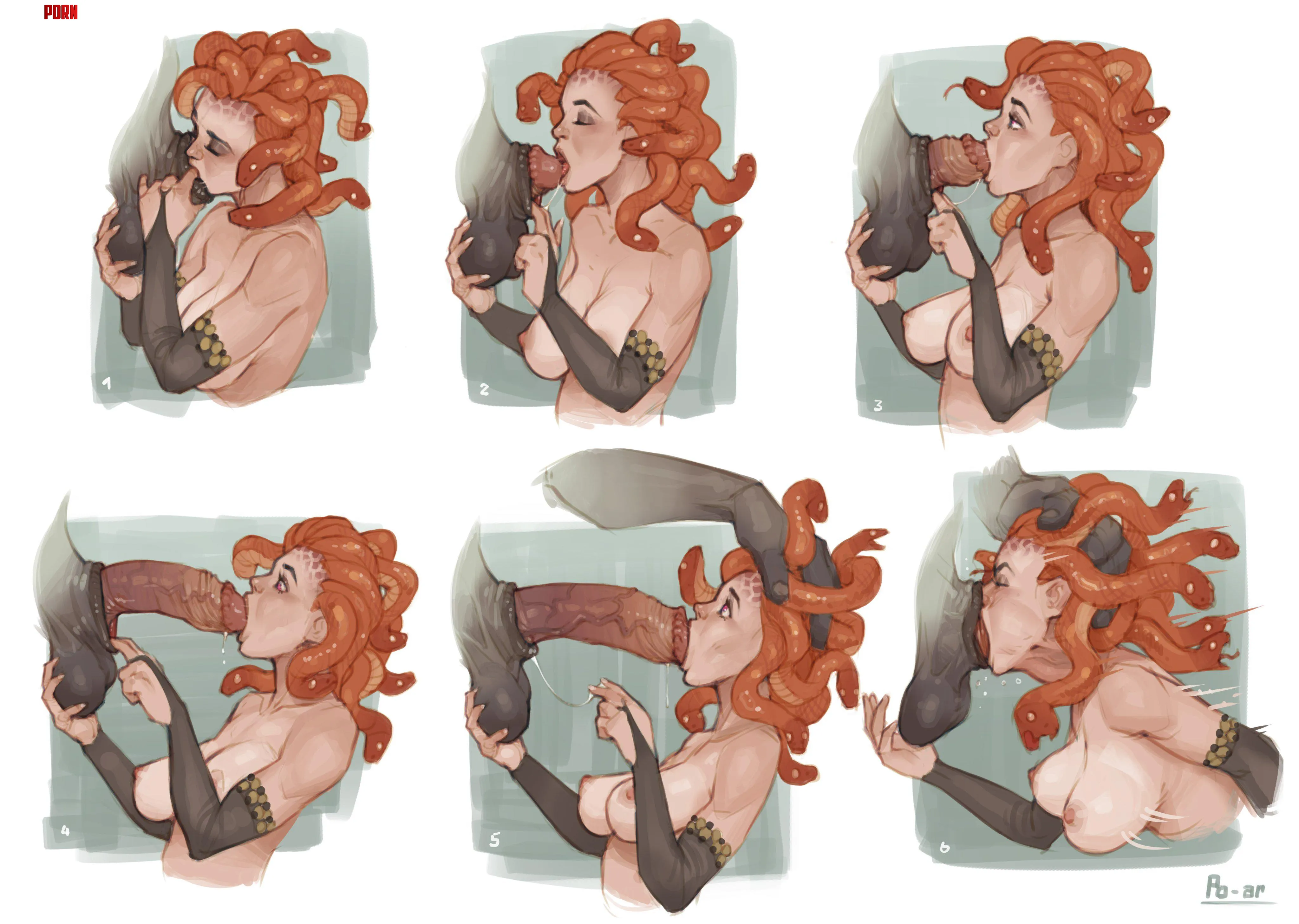 This is how you tease a Minotaur cock. (PO-AR) by Requestthrowaway131