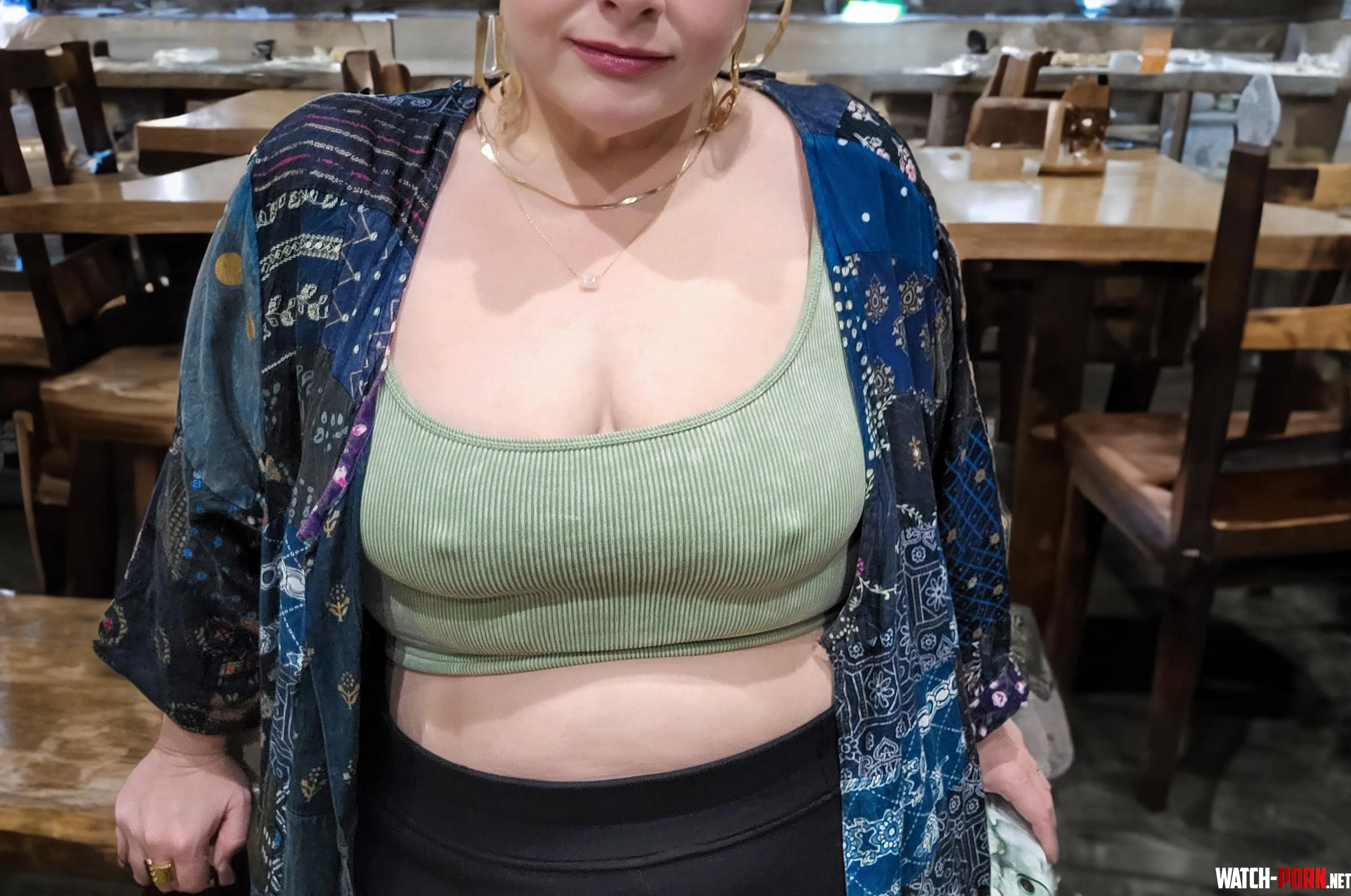 FINALLY talked my wife into going out without a bra! (2025) She thinks that no one will think she's attractive. by Active-Rope-6291