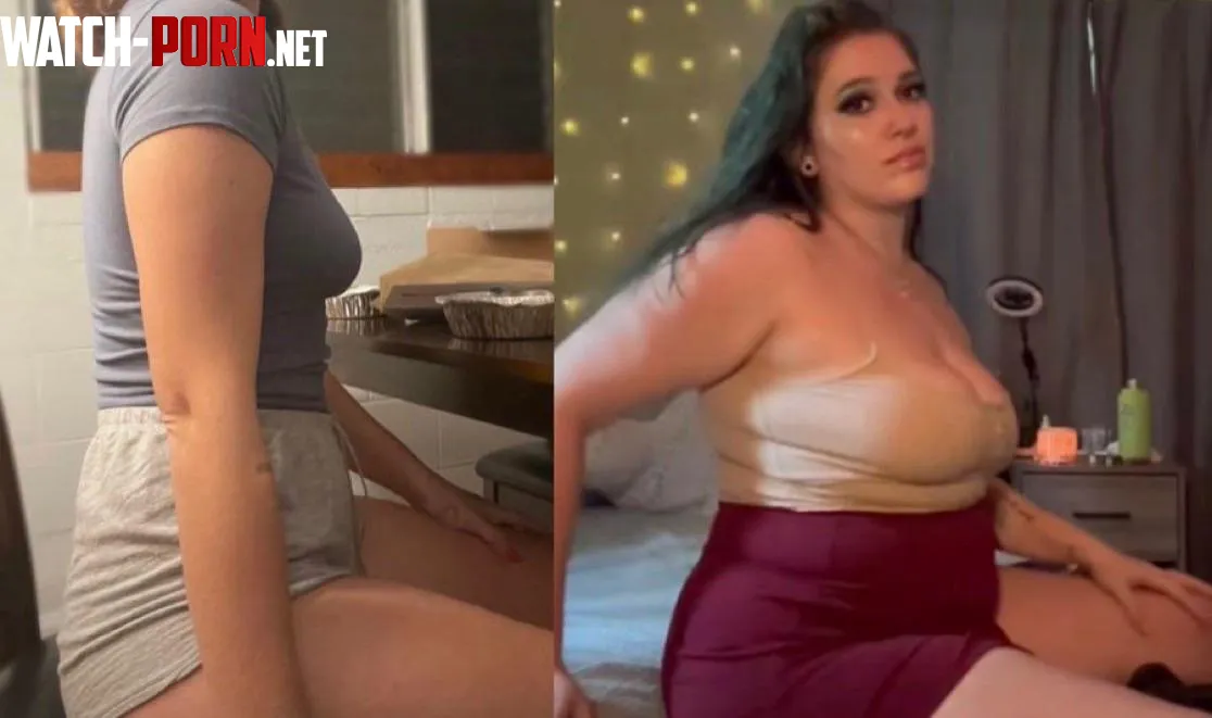 i cant get over my new size 😅😵‍💫 both of these were taken on an empty stomach 😬 by bellagurlsbelly