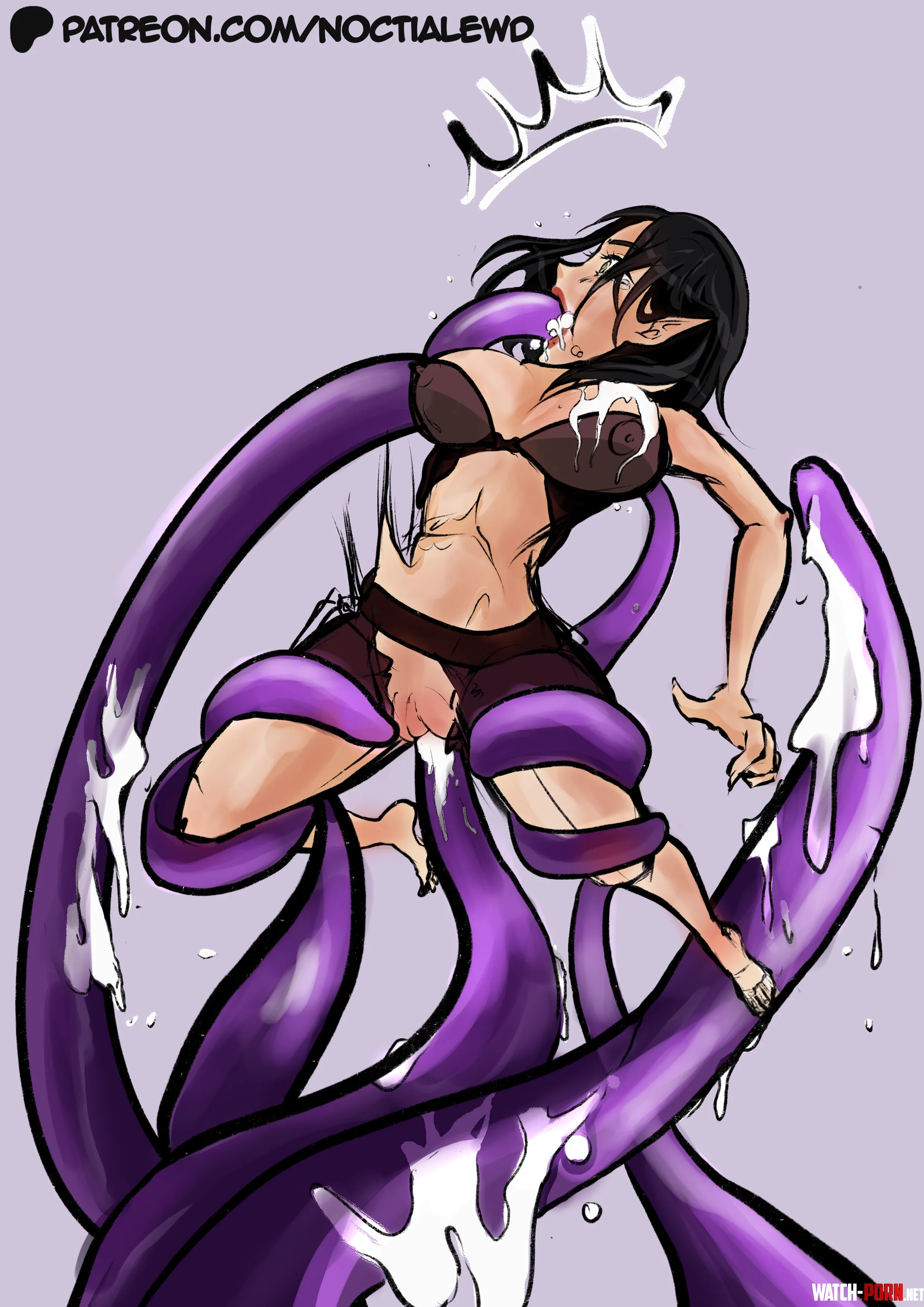 I’m creating a new short comic story for this week! Here’s a little preview <3 by NoctiaLewd