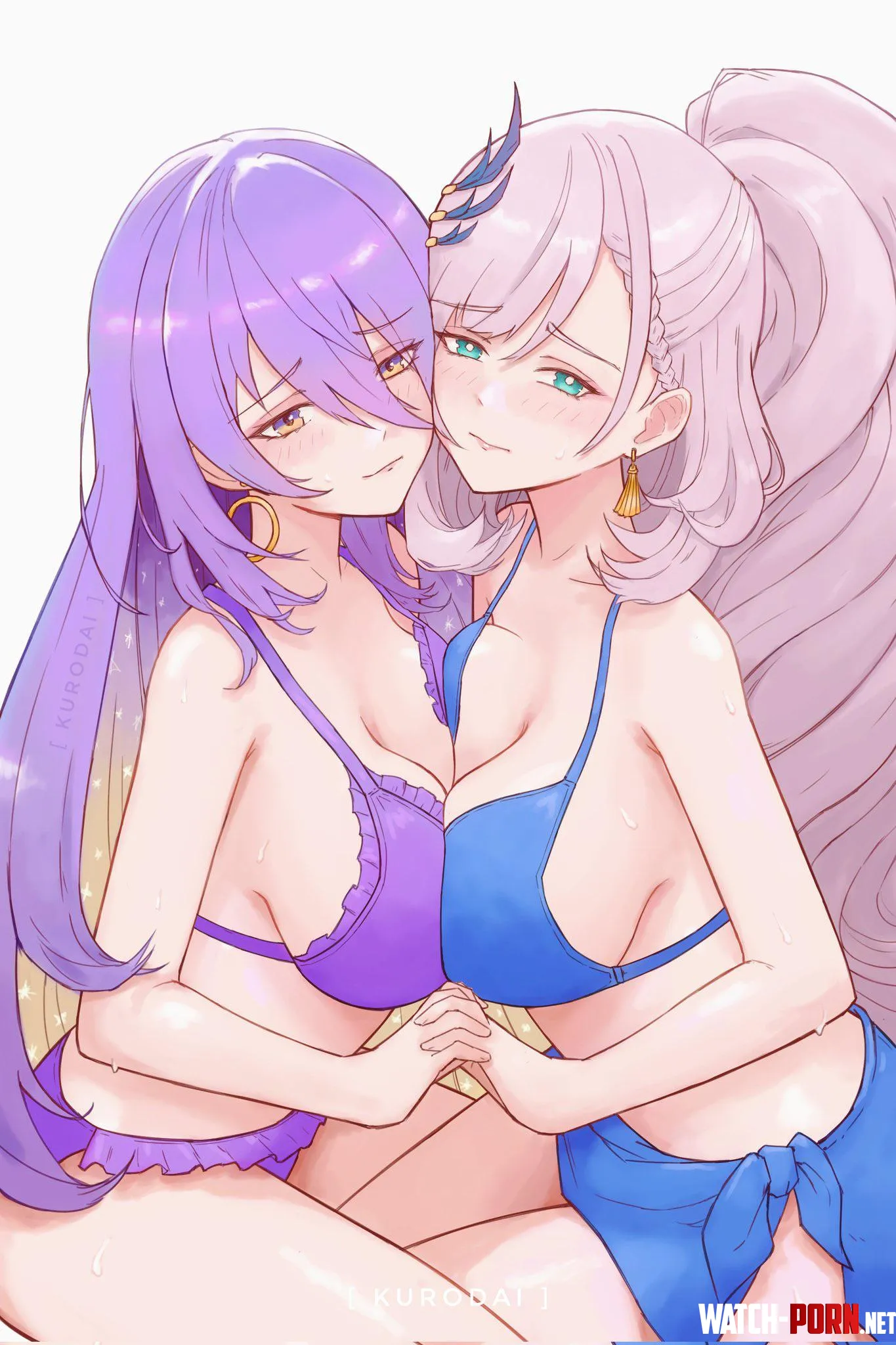 Cute Moona & Reine [Hololive] by Silent_Steak_9540