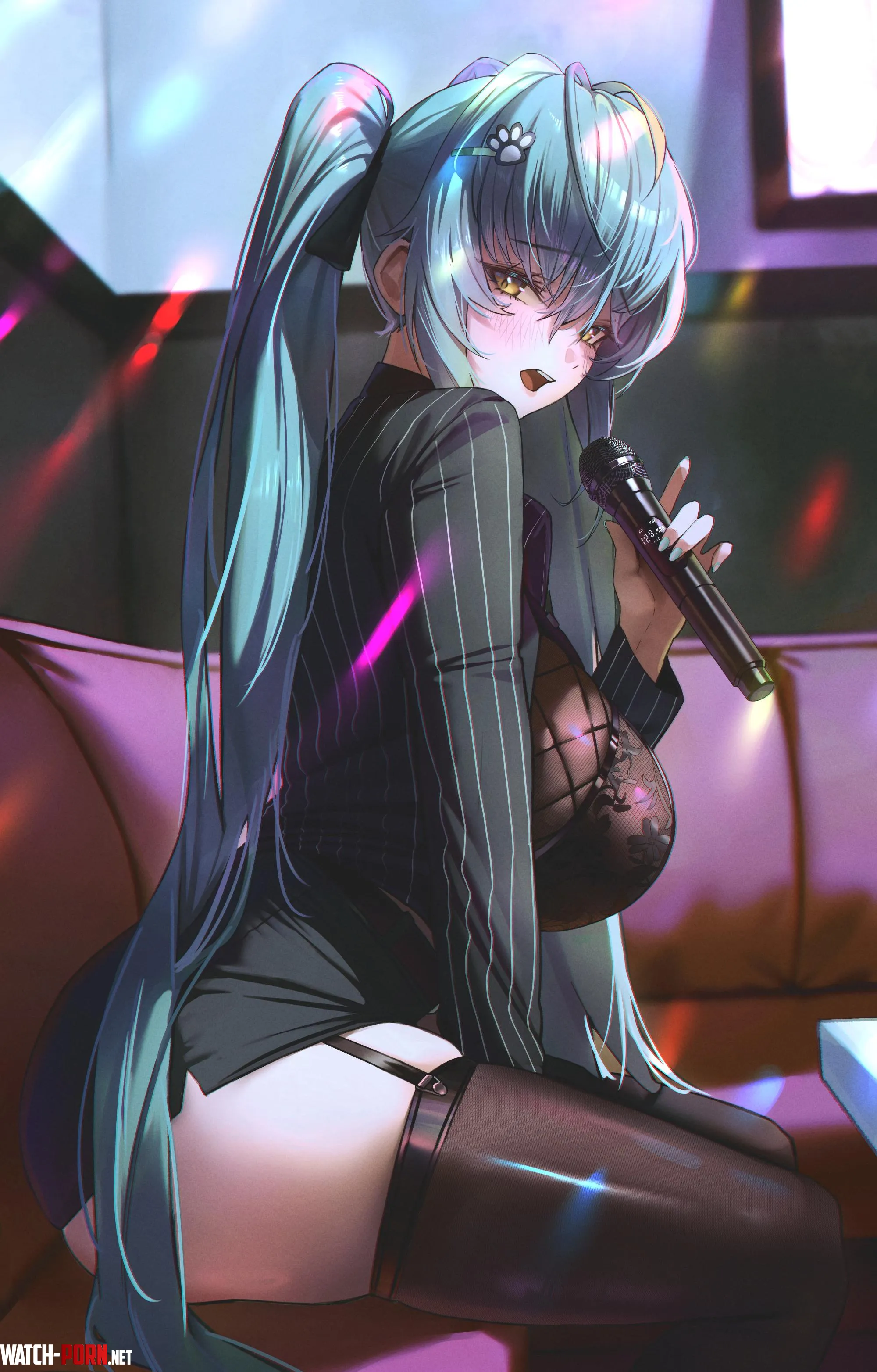 Ms Privaty After School Karaoke [Nikke] (Jindogod) by WoolsonDaSheep