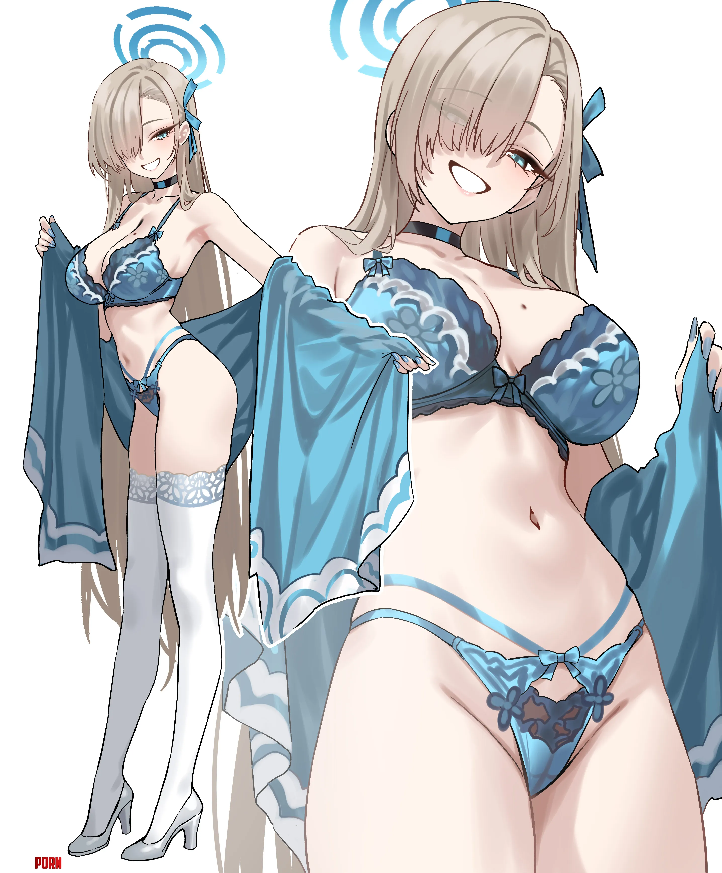 Asuna lingerie (Shigure_S) [Blue Archive] by That-casual-guy