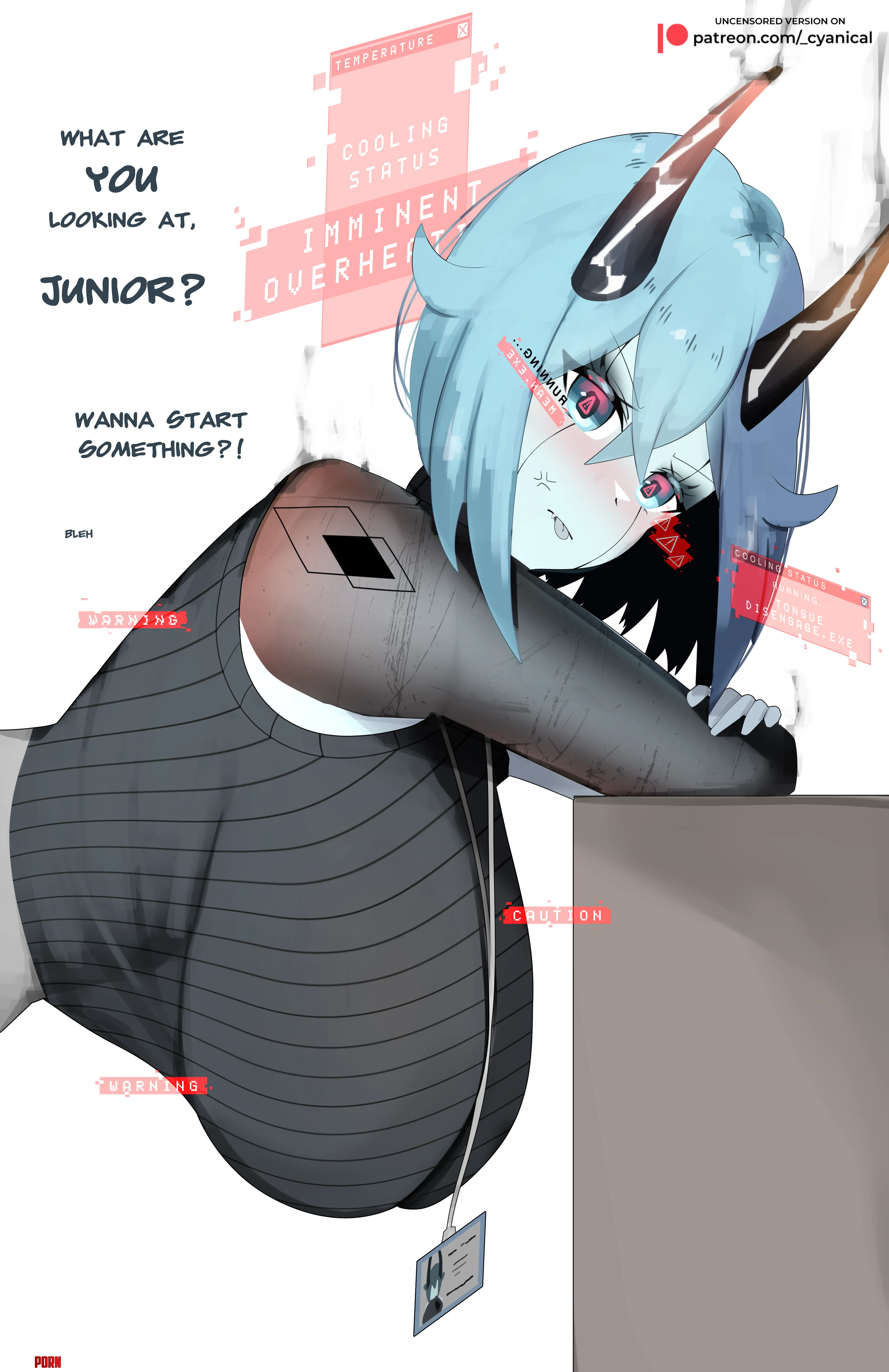 She Is About To Overheat [OC] by -Cyanical