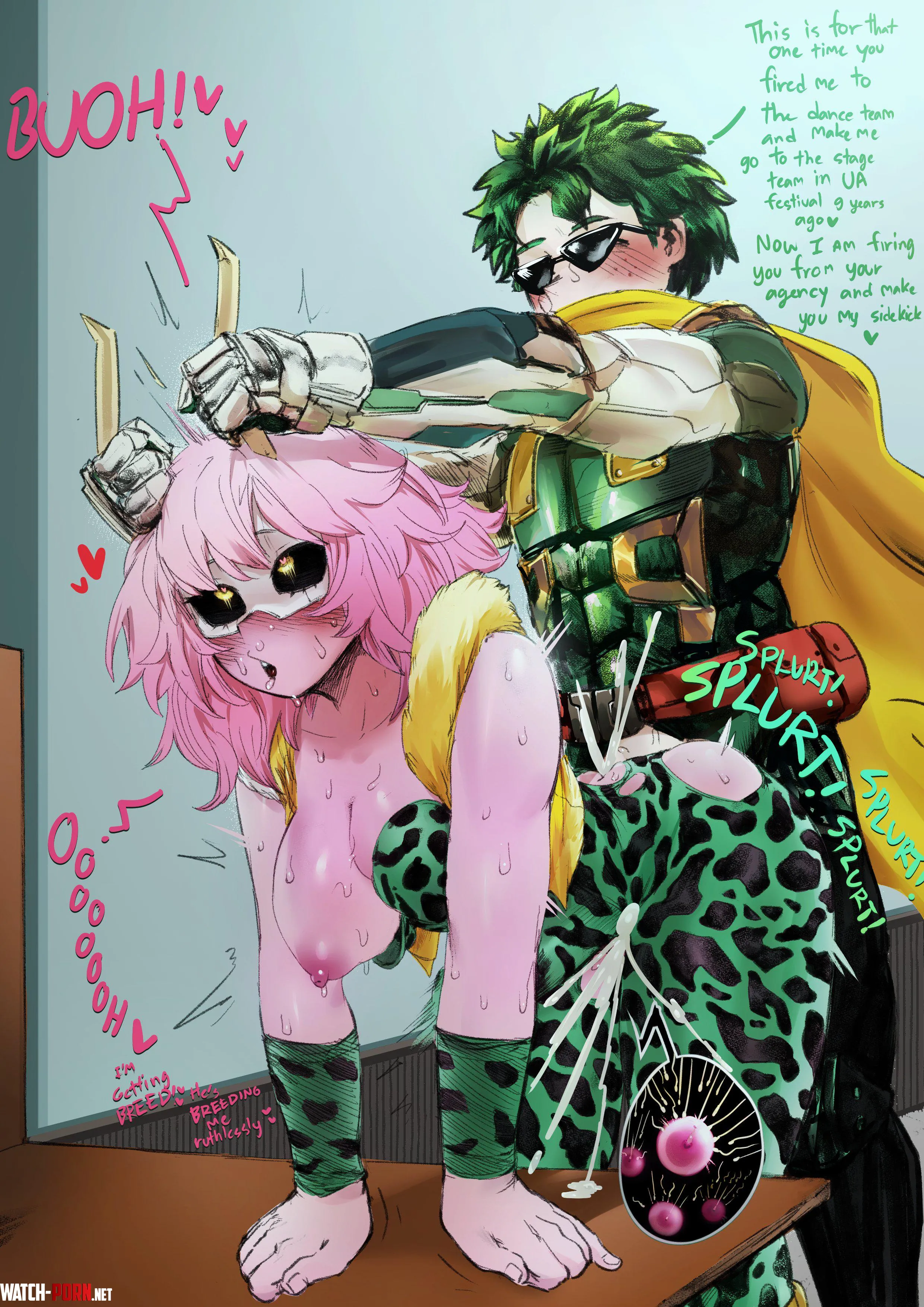 Looks like those horns are useful for something after all~(Amano44) by RisingSlabMonster