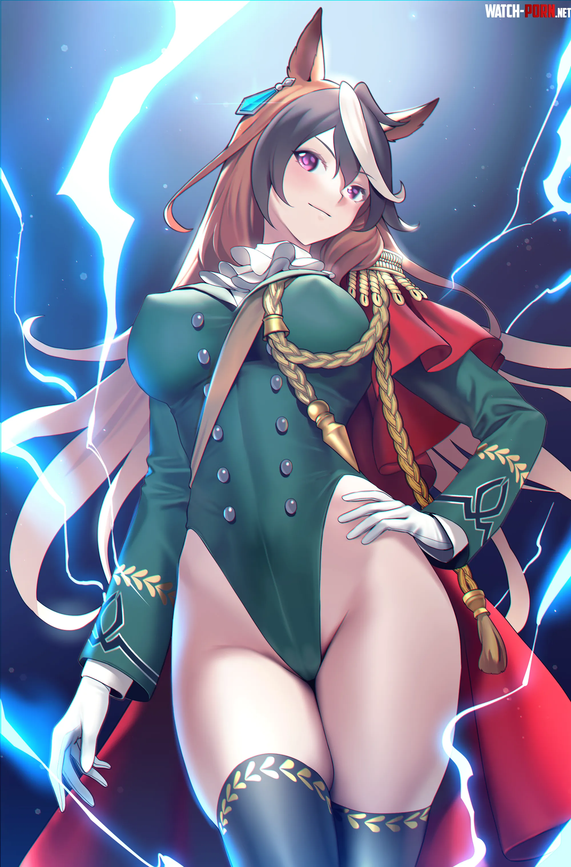 Highleg Leotard Symboli Rudolf (Ugohato) [Umamusume] by llamanatee