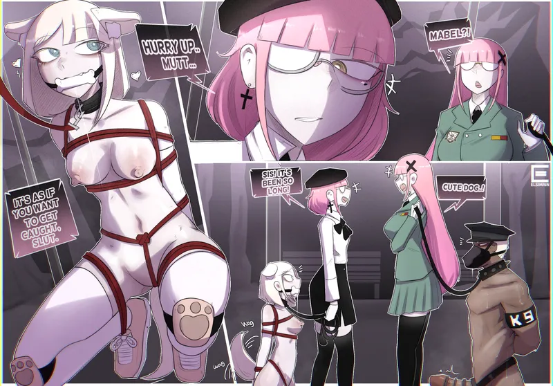 Thumbnail Playful Encounters: ElsiMain's Puppy Play Date (oc)