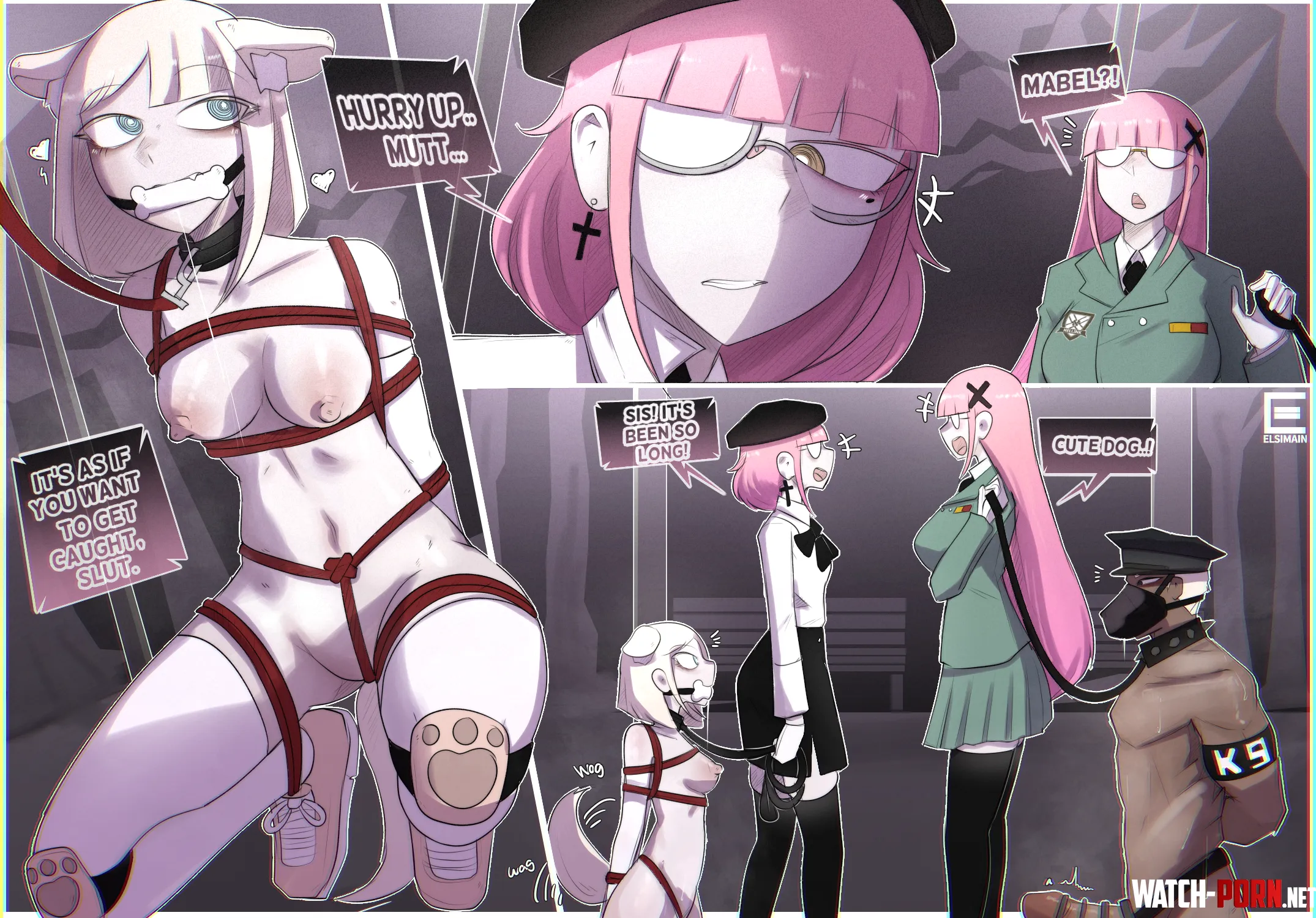 Puppy play date..? (oc) by ElsiMain