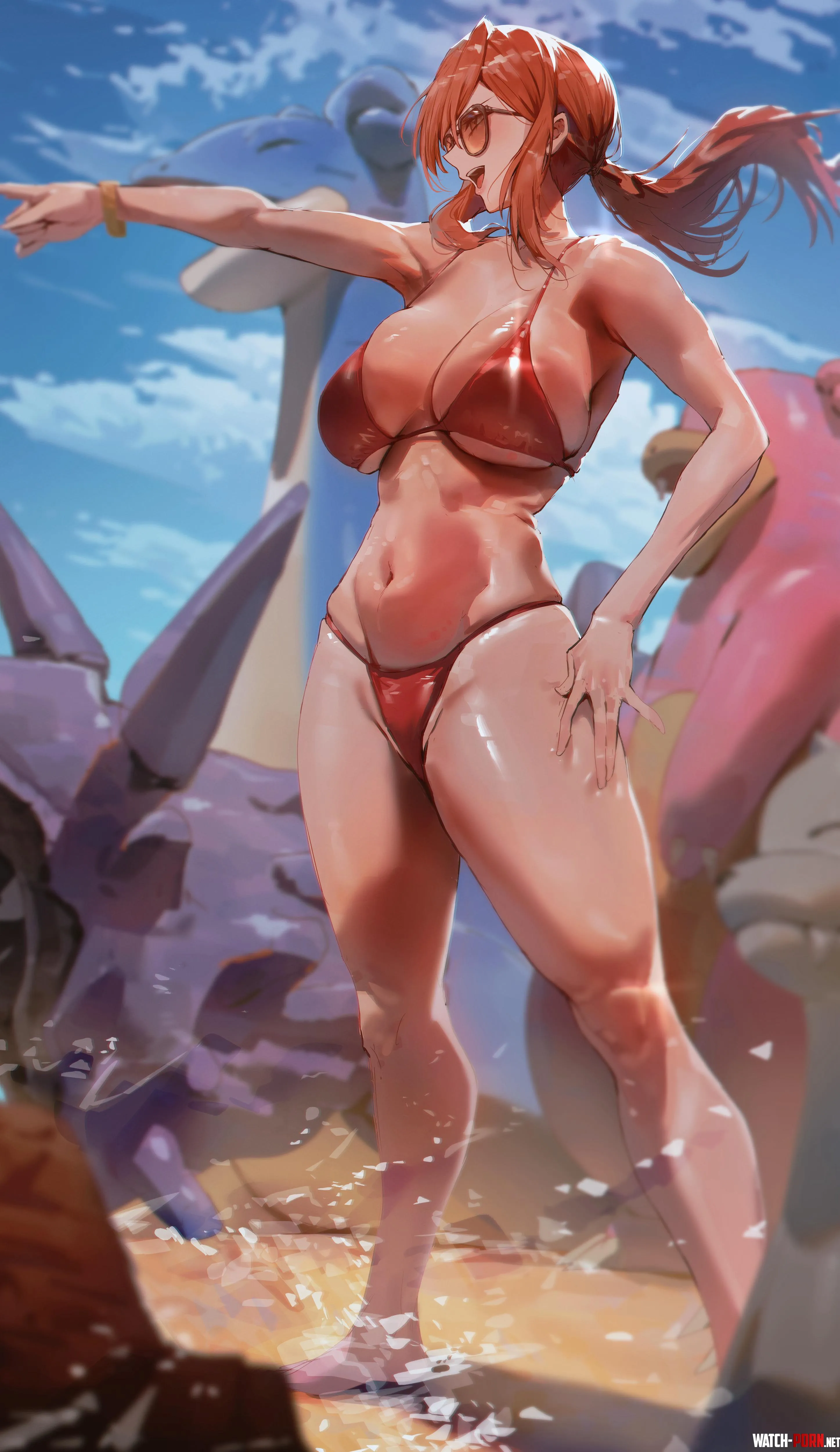 Swimsuit Lorelei (rororo) [Pokemon] by Silent_Steak_9540