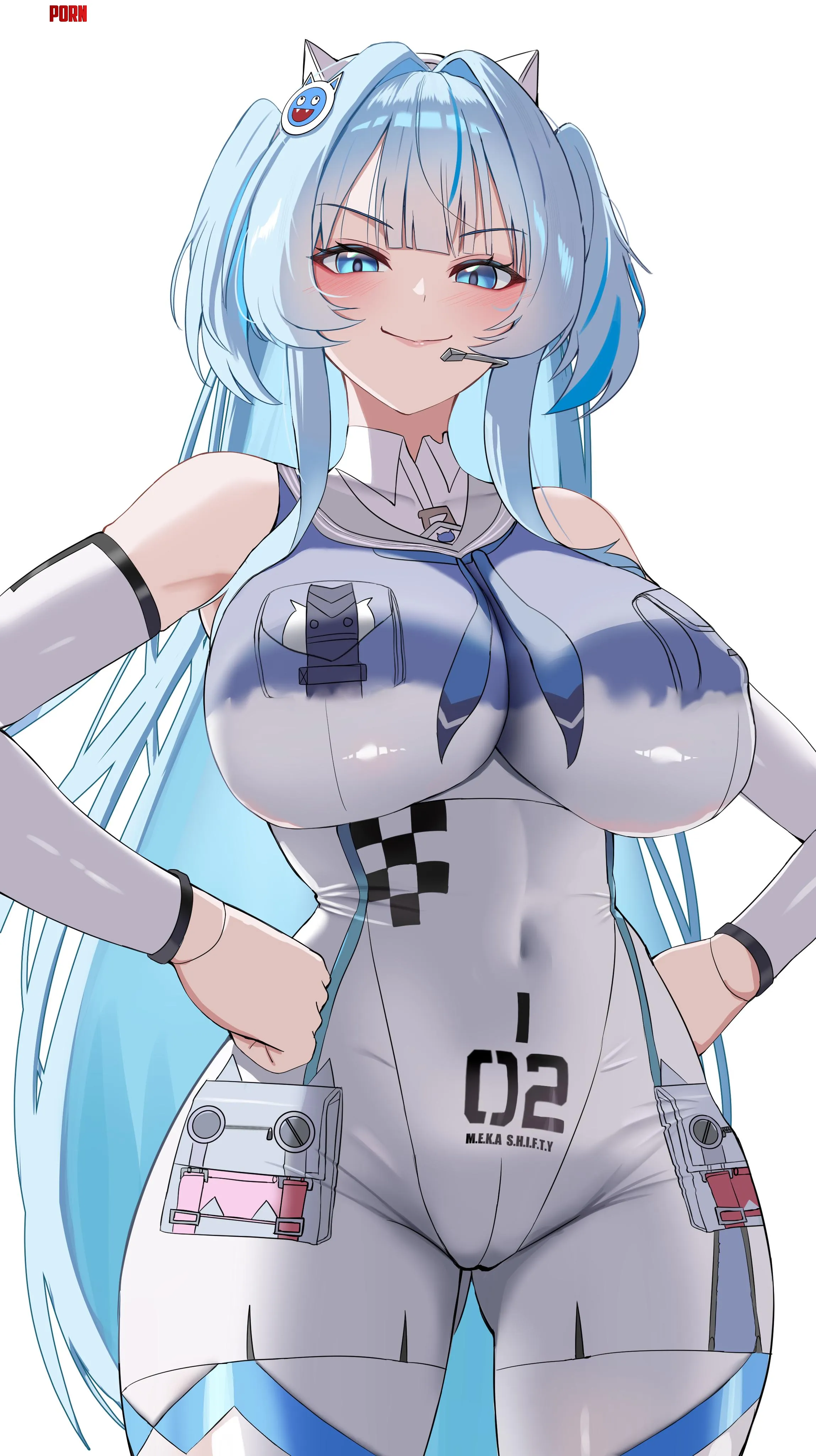 Mekami Shifty is proud of her work (S.Redbutterfly) [Goddess Of Victory: Nikke] by elegantloveglimmer