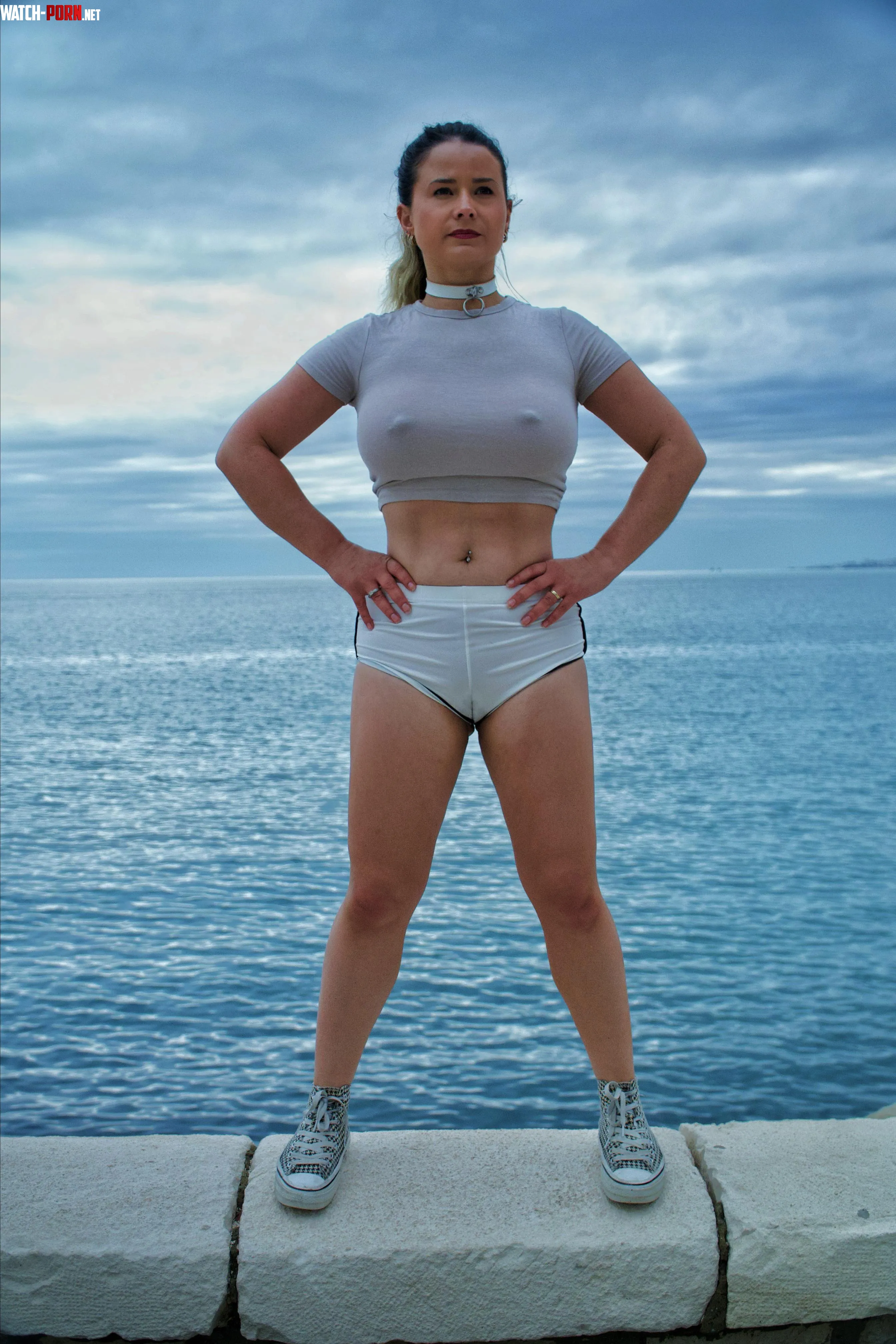 Pierced pokies while out for a walk by FreelyKaty_xx