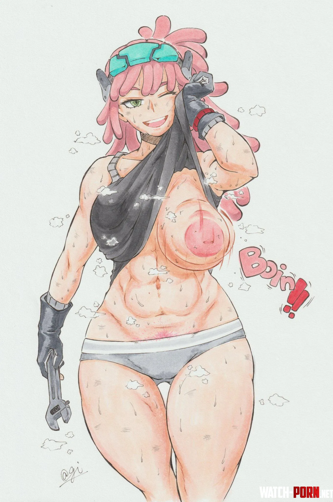 Sweaty Mei Hatsume (gi60423540) by No_thoughts_anymore