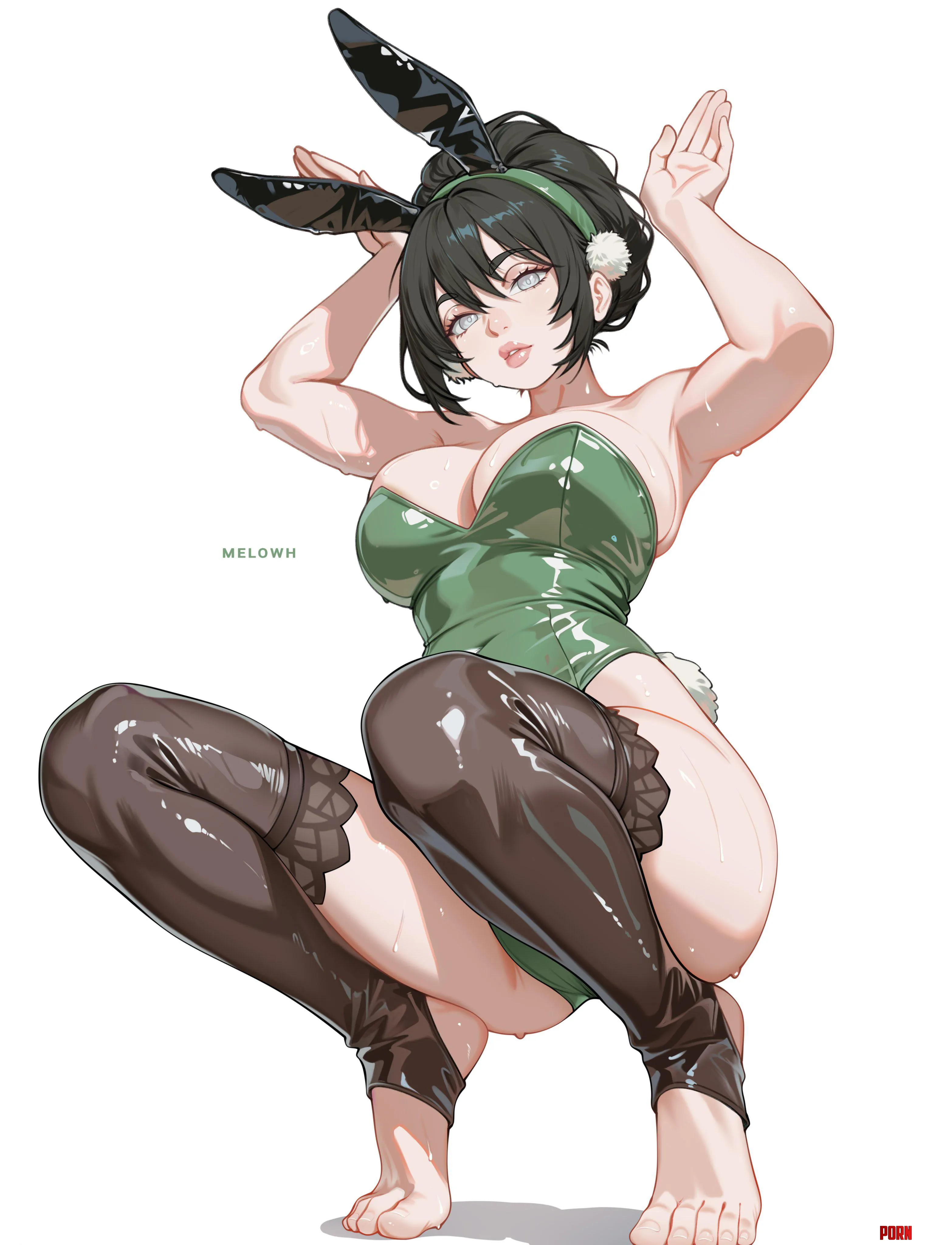 Toph bunny suit [Avatar: The Last Airbender] (Melowh) by No_thoughts_anymore