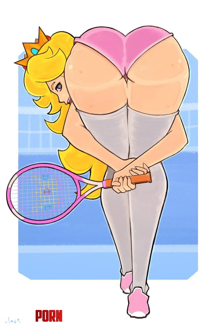 Peach needs a tennis partner, are you tough enough? (kooprite) by PeachDriplet