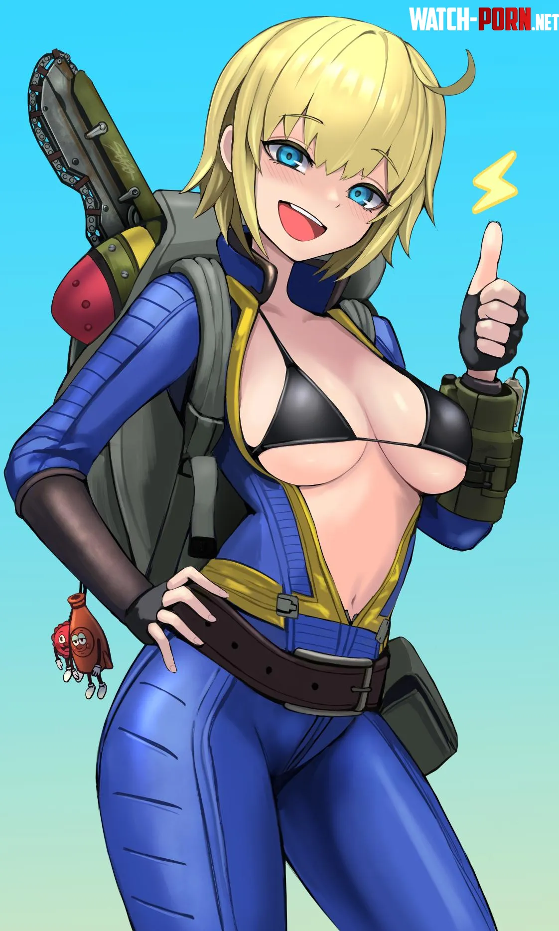 Summer Vault Girl (Sunao (70 The) on Pixiv) [Fallout] by TheDerpSpoon