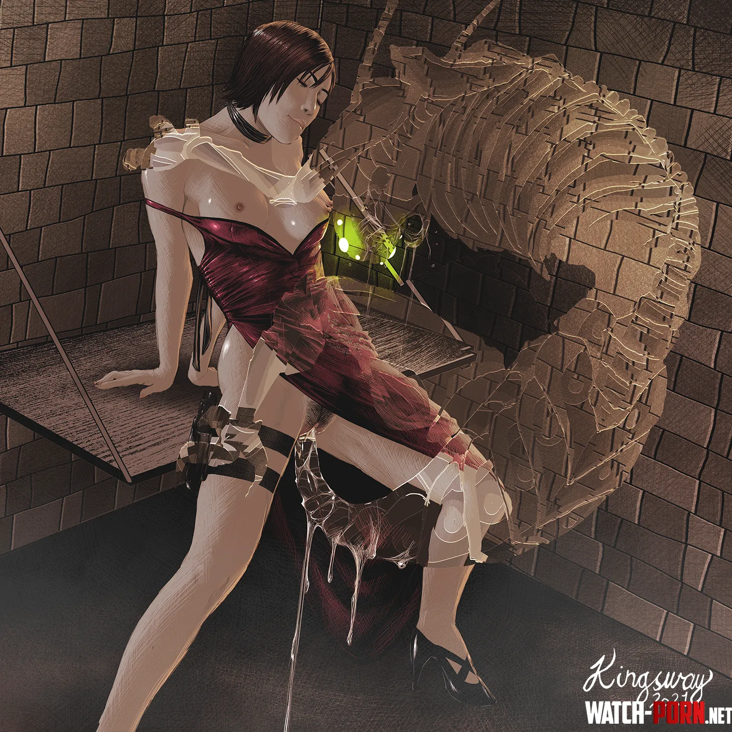 Ada vs Novistador (Kingsway) [Resident Evil] by EnigmusPrime