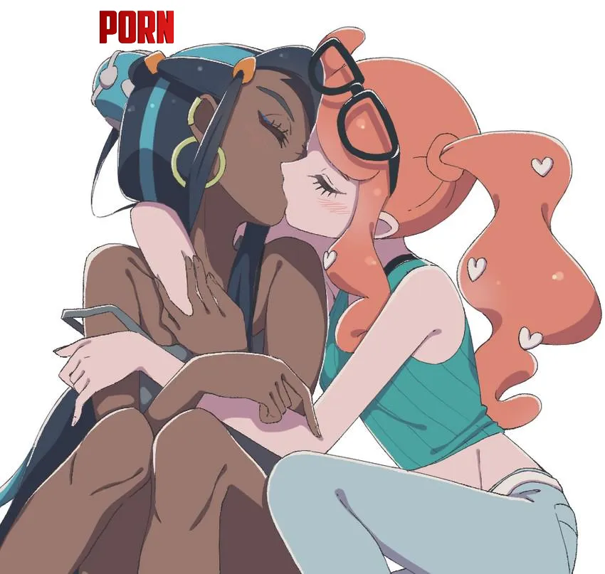 Nessa & Sonia Kiss [Pokemon] (etyaduke) by PokeGirlChriz