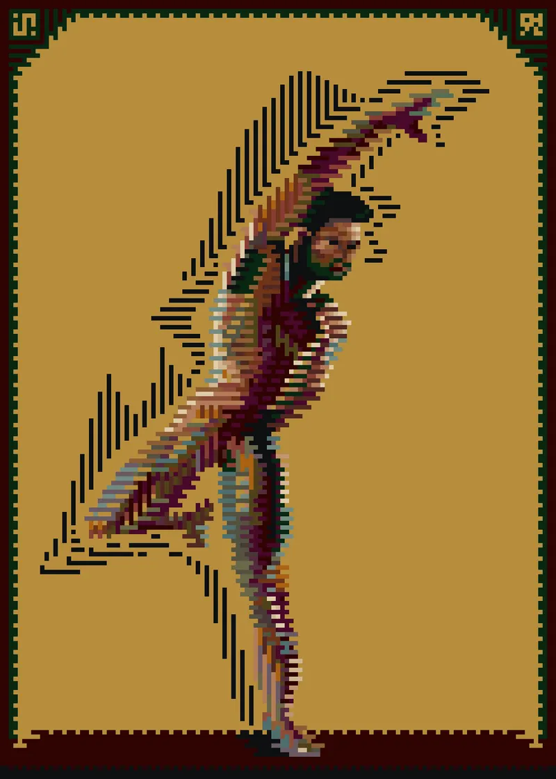 Thumbnail Nude Study 019: A PixelArt Creation by Phenomenician