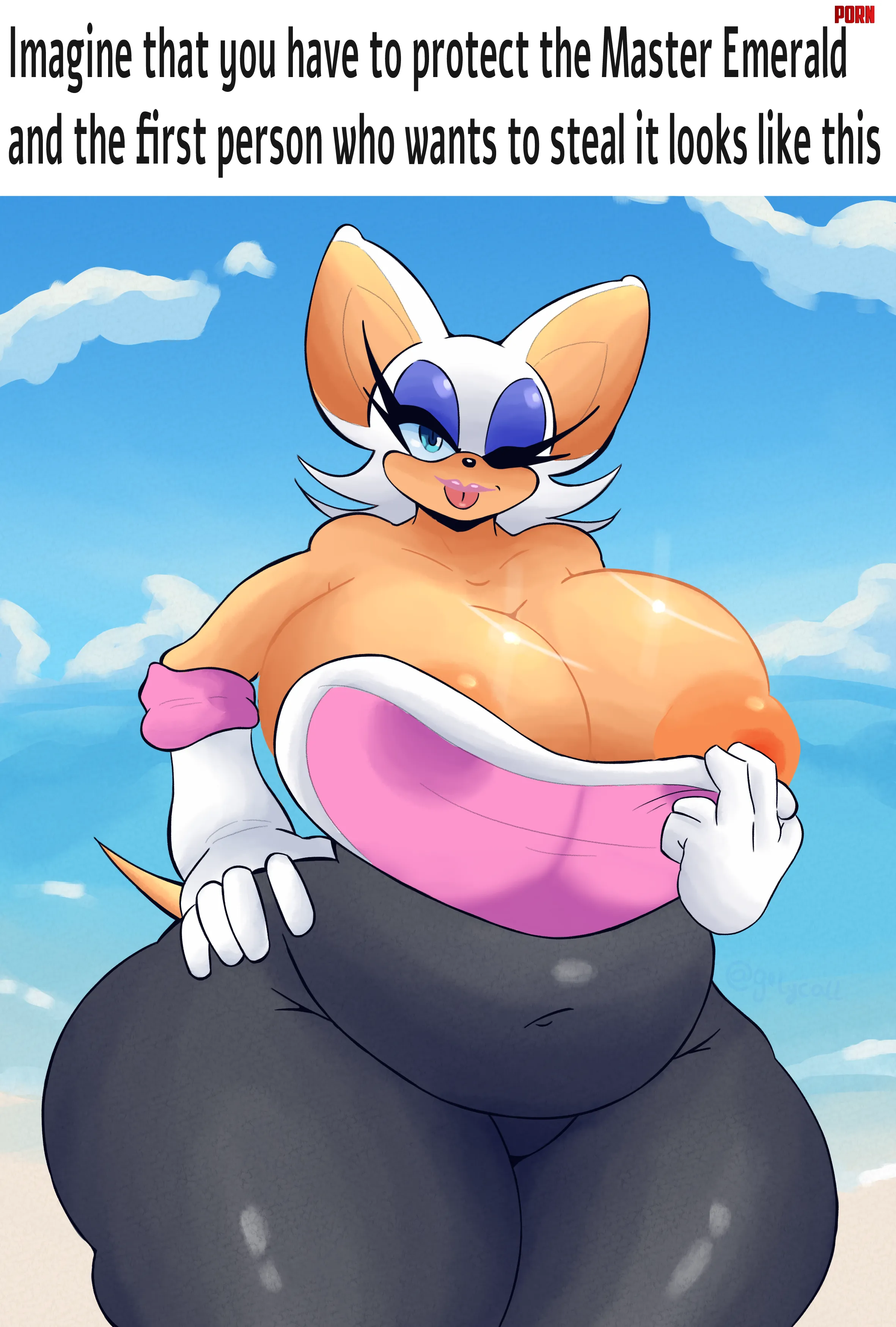 RougeTheBat🦇 (@gelycall) by National-Pressure485