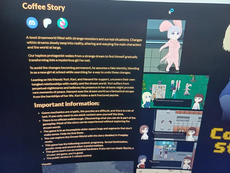 Thumbnail GarbageAcrobatic3565's Quest: NSFW Games on itch.io - Any Recommendations?