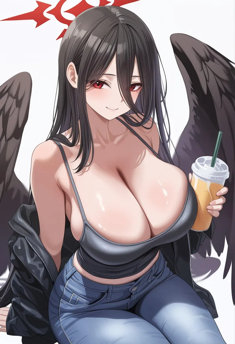 Thumbnail Explore Hasumi Hanekawa in Blue Archive by WoolsonDaSheep in OppaiLove