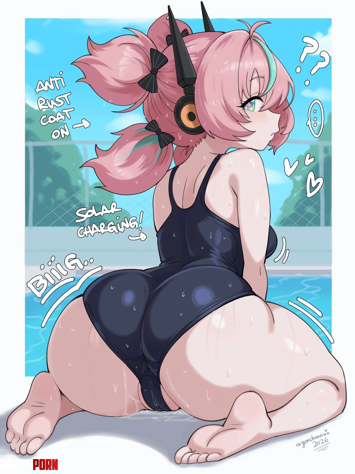 Pool Aria (argonchama) [zenless zone zero] by Da_Darius