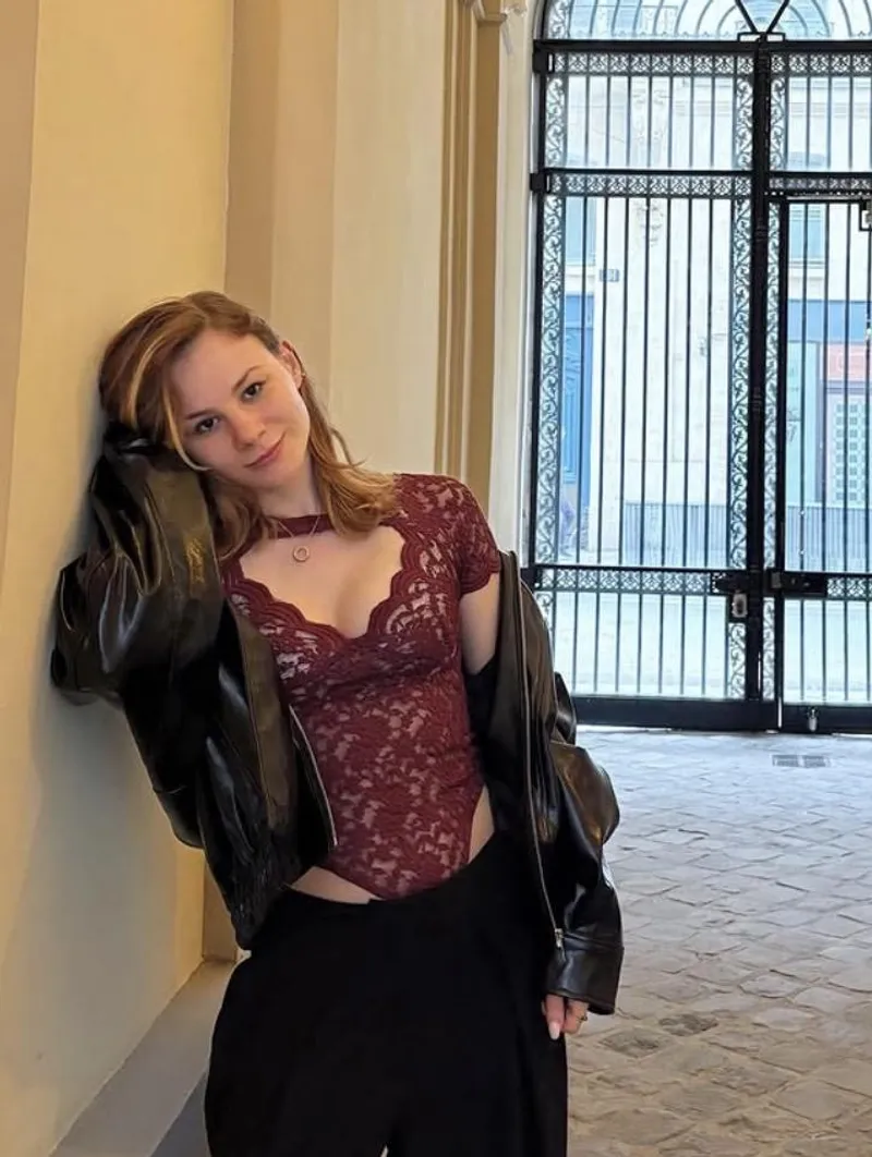 Thumbnail Burgundy Bodysuit Temptation by Able Information6488 | Seductive Beauty