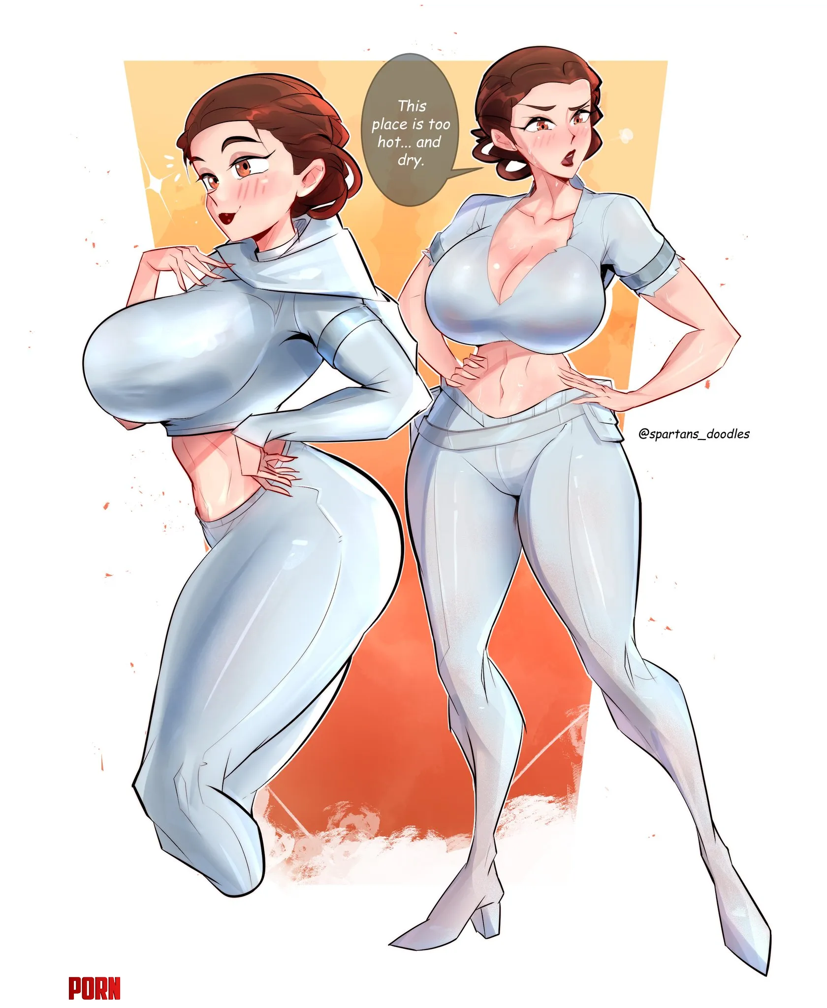 Padmé Amidala (Spartan_doodles) by Poke-Oji