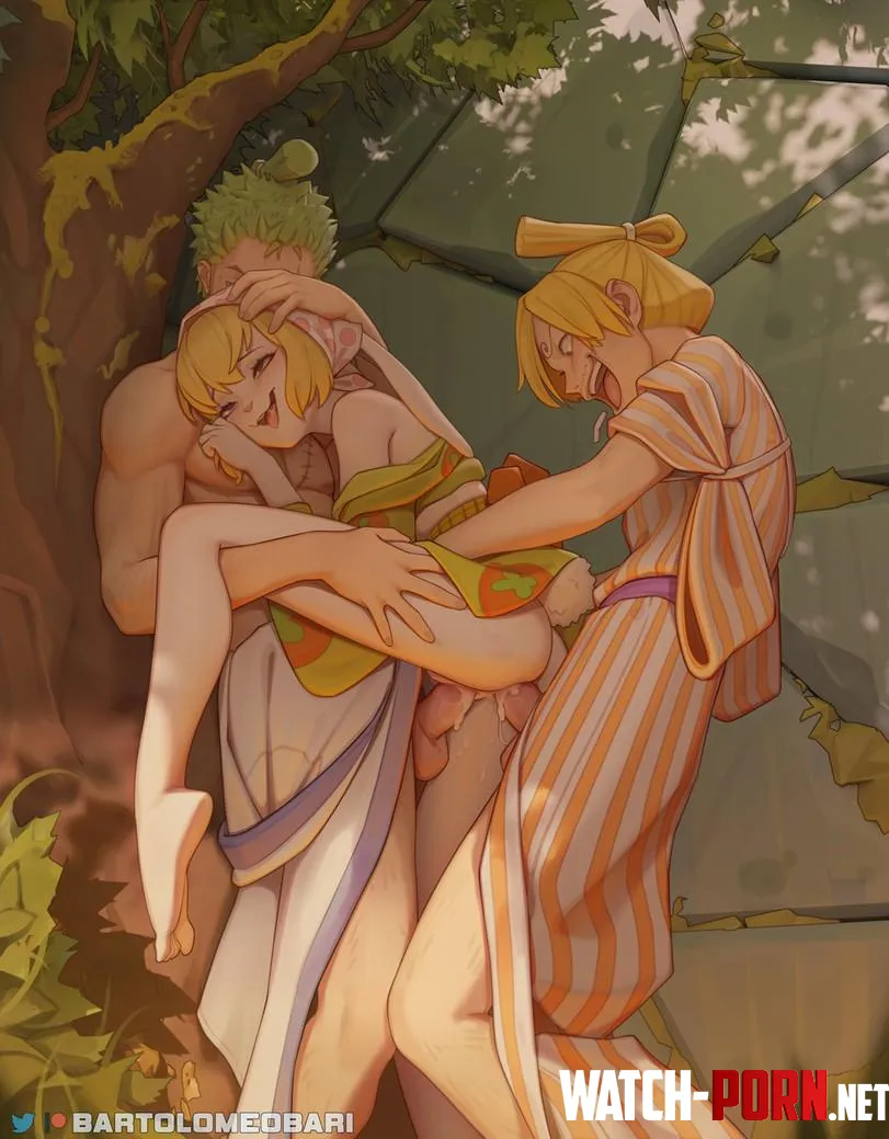 Carrot, Roronoa Zoro, Sanji [One Piece] (Bartolomeobari) by Dear-Penalty-7059