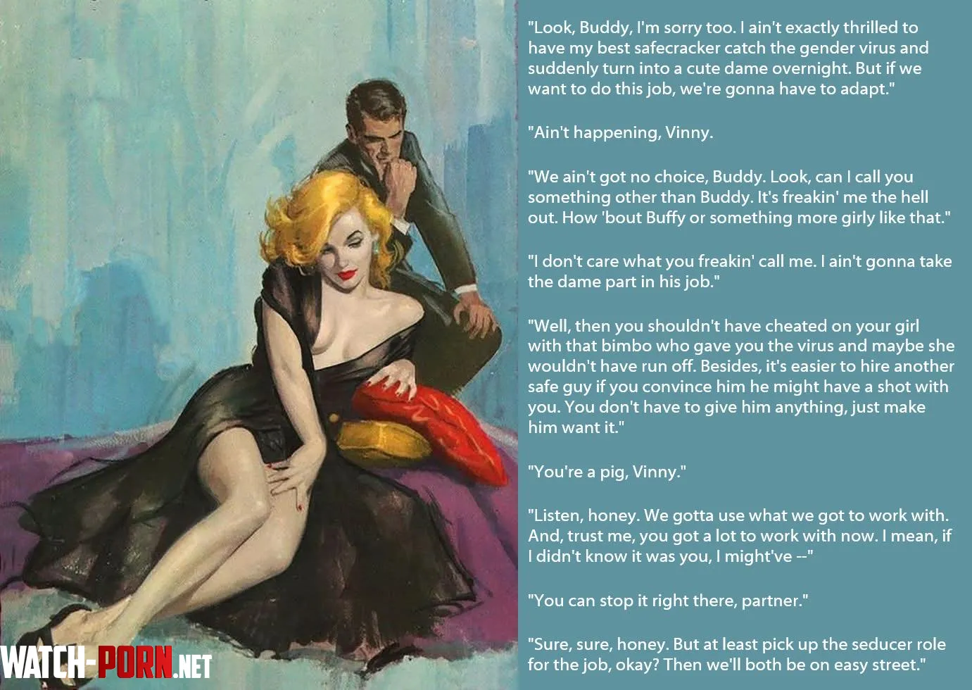 New Caption! Changing Roles in the Grift by Lost-Day-5036