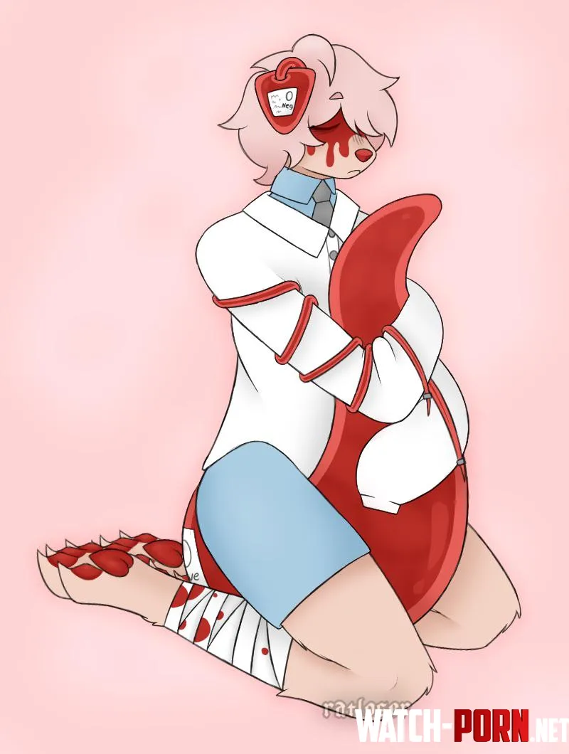 Got a new oc! (Art by me) tagged for blood by EntertainmentDue2199