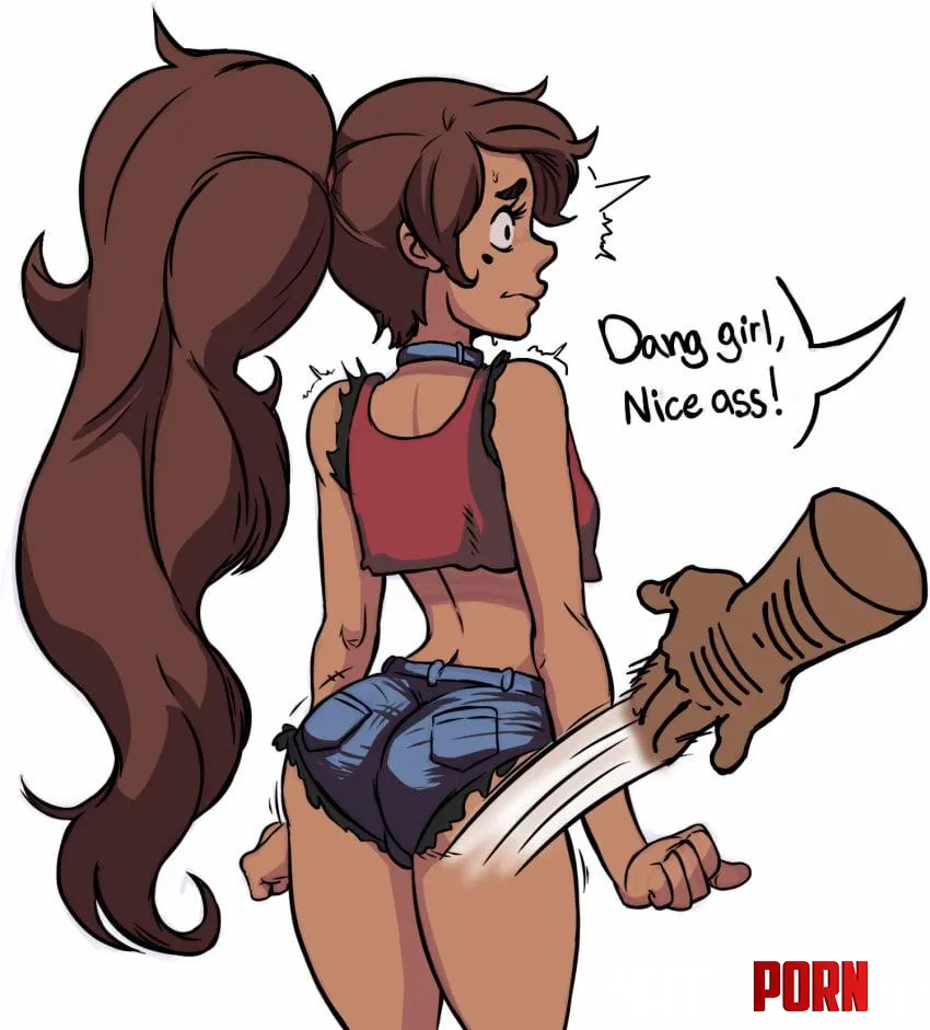 His clothes were in the wash, so he thought he could wear his sister's clothes. by ProudDream528