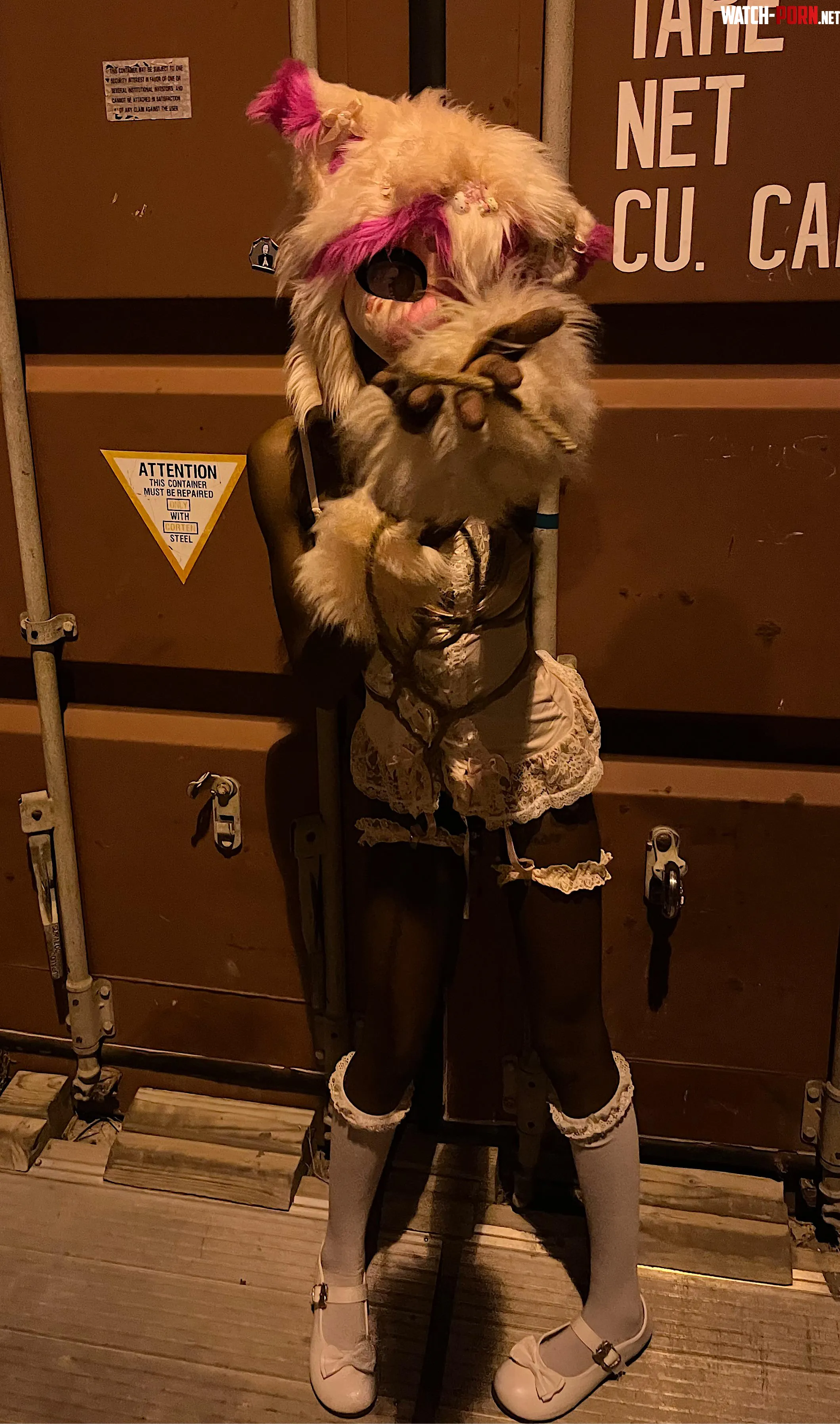 (F25) Walk me around the local sex dungeons on a harness leash and use me like a sex pet in front of everyone in the room?🐾 by Kenziekittie