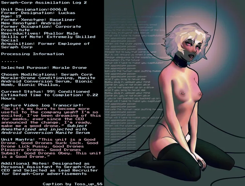 Thumbnail Unlocking the Seraph-Corp Assimilation Log 2 by Toss_Up_88 | transformation Category