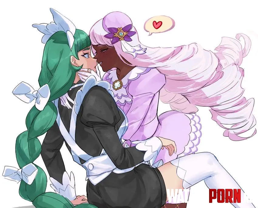 About to kiss [Pokemon] (tencryingemojis) by PokeGirlChriz