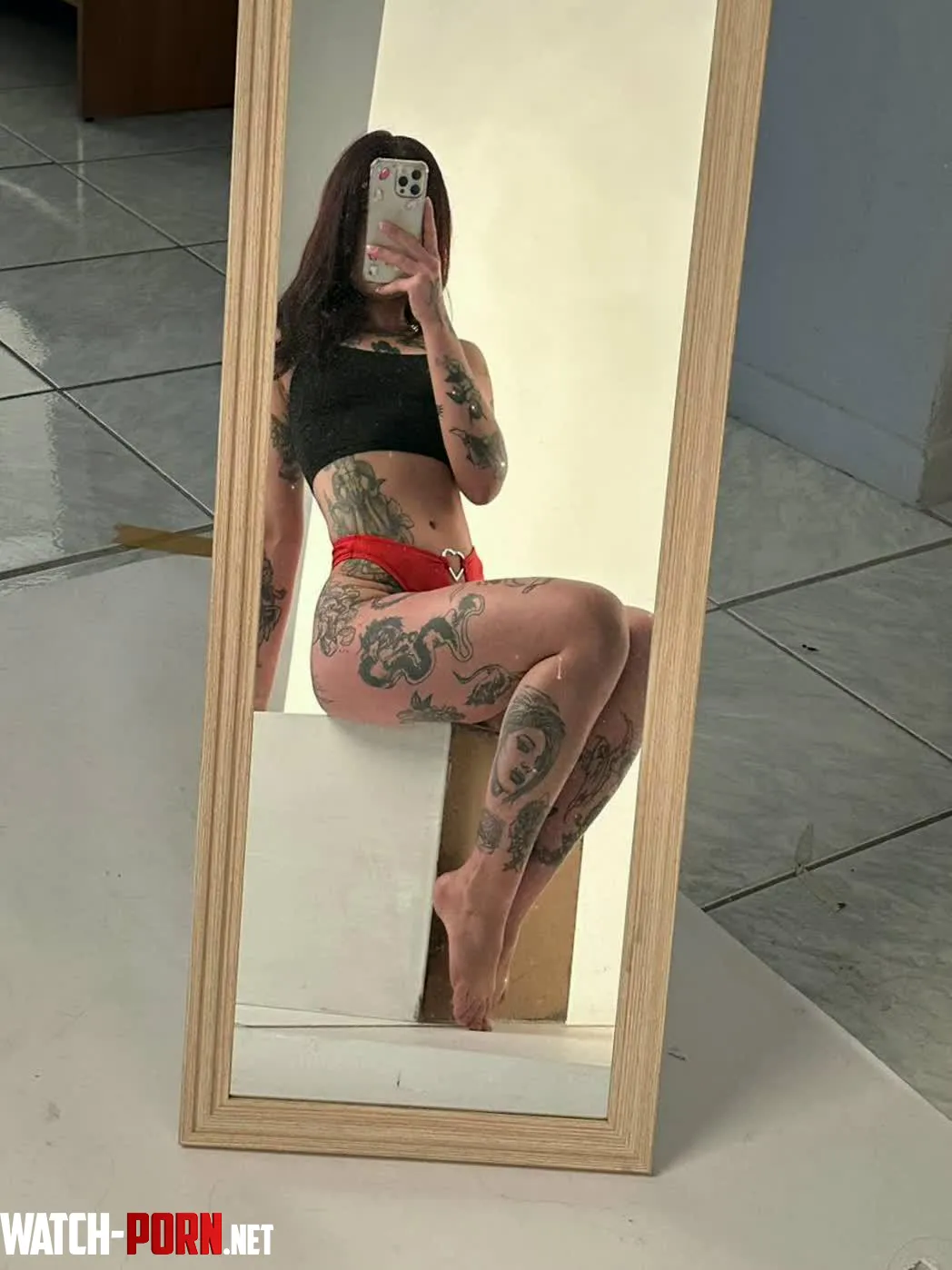 Smooth tattooed thighs by thaliapole