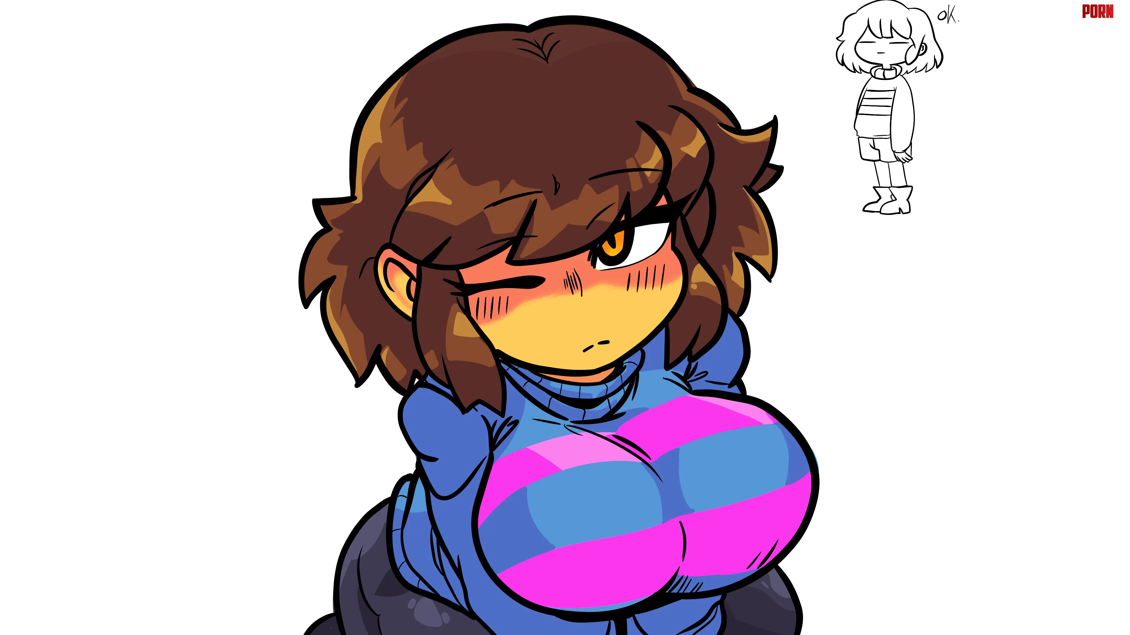 Pretty eyes <3 [Frisk] (Anon) by WeirdAndShameless