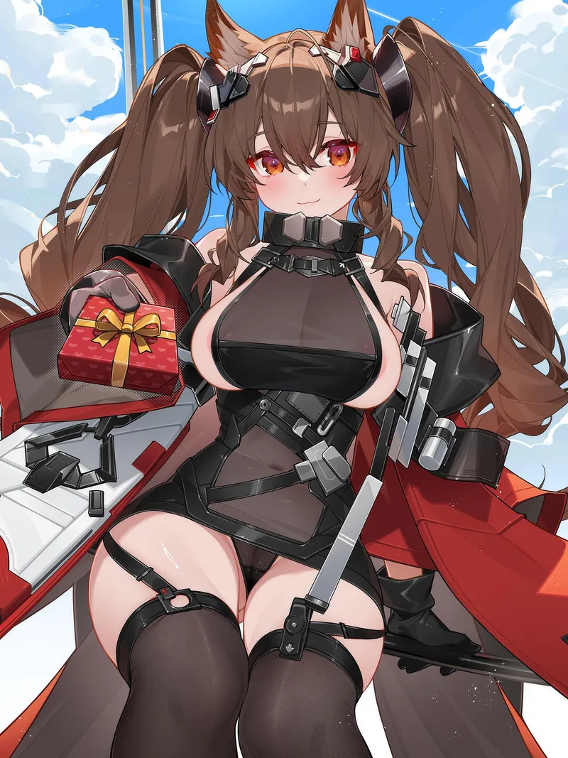 Thumbnail Appreciating Gilberta thicc thighs from Arknights Endfield by That-casual-guy