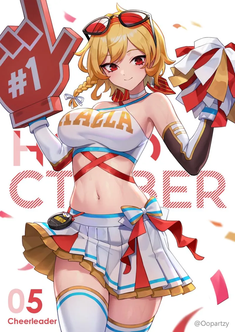 Thumbnail Cheerleader Kaela: A Hololive Delight | xSoulsaber